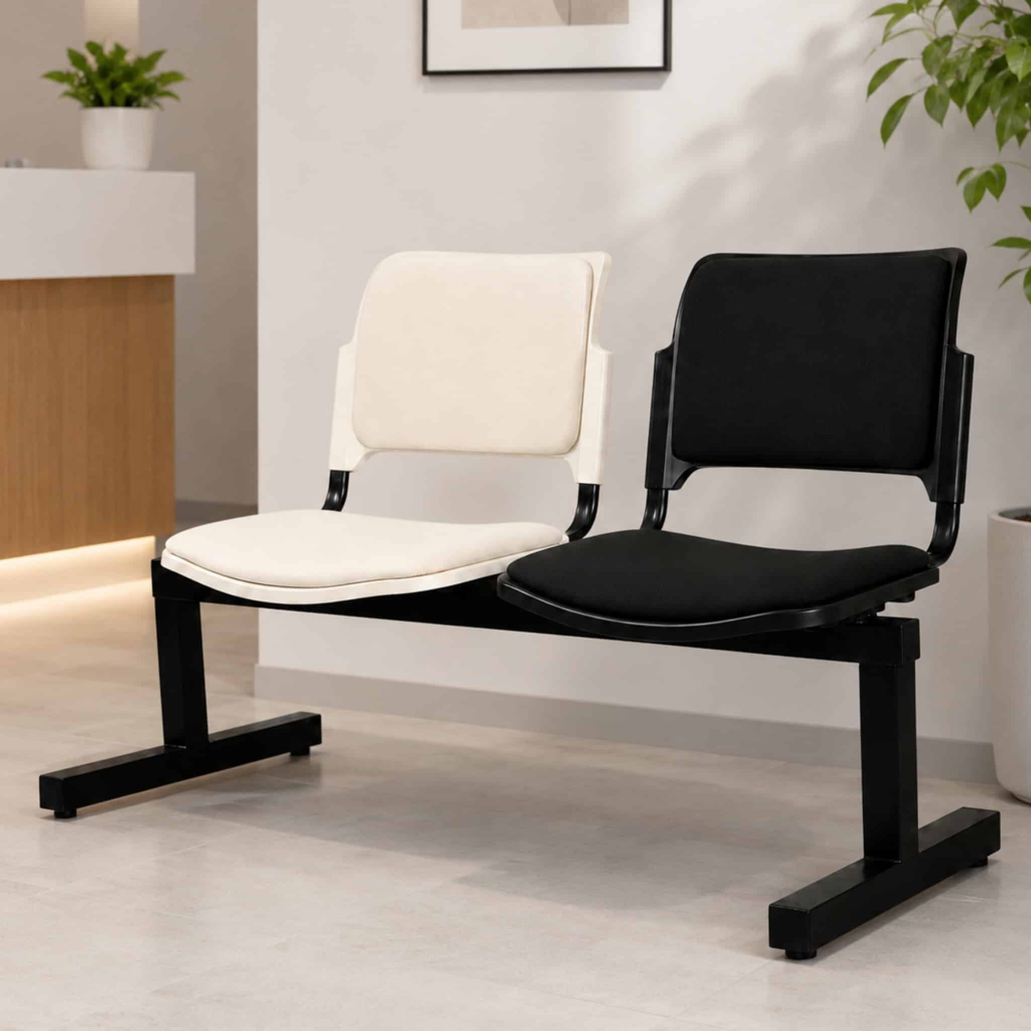 Crest 2 Seater Link Chair with Backrest & Seat Padded Selayang Bangi Serdang