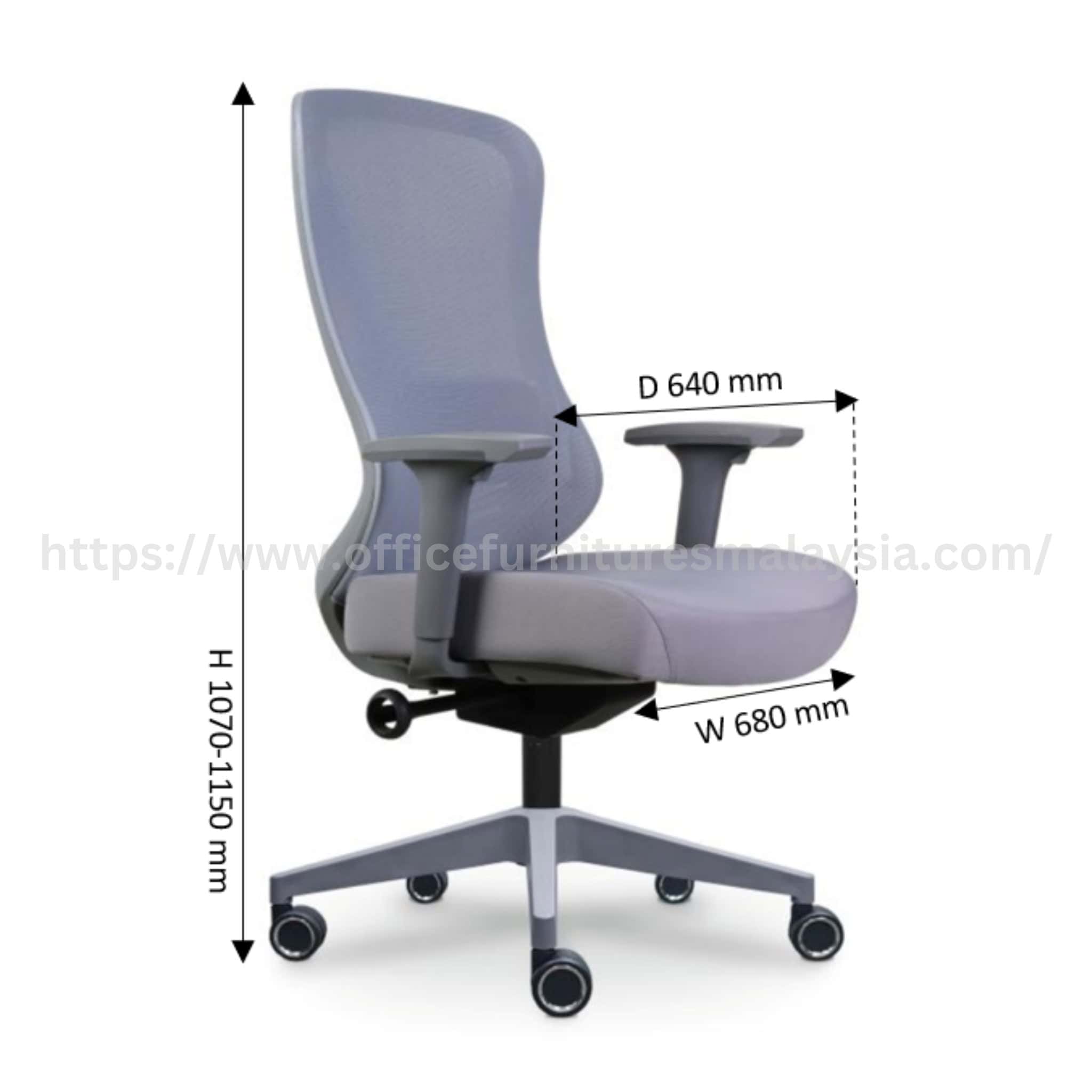 Demura Mediumback Mesh Chair Kota Damansara Sungai Buloh Kepong