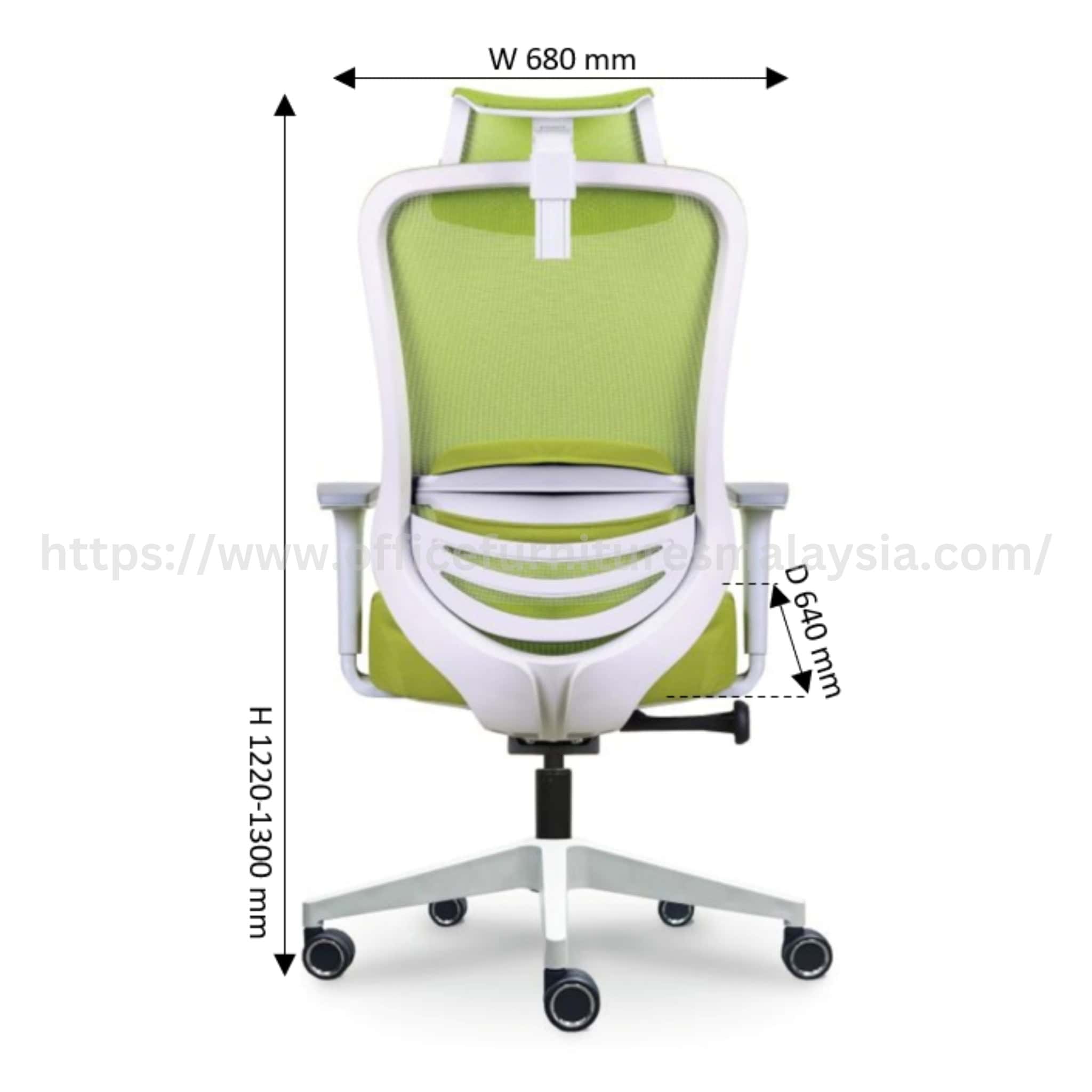 Dora Highback Mesh Chair Kota Damansara Sungai Buloh Kepong