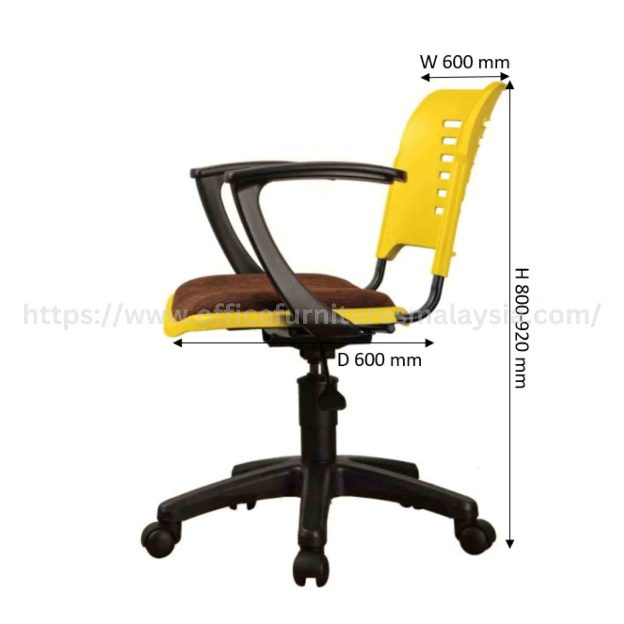 Elara Mobile Study Chair with Padding Seat Port Klang Meru Sentul