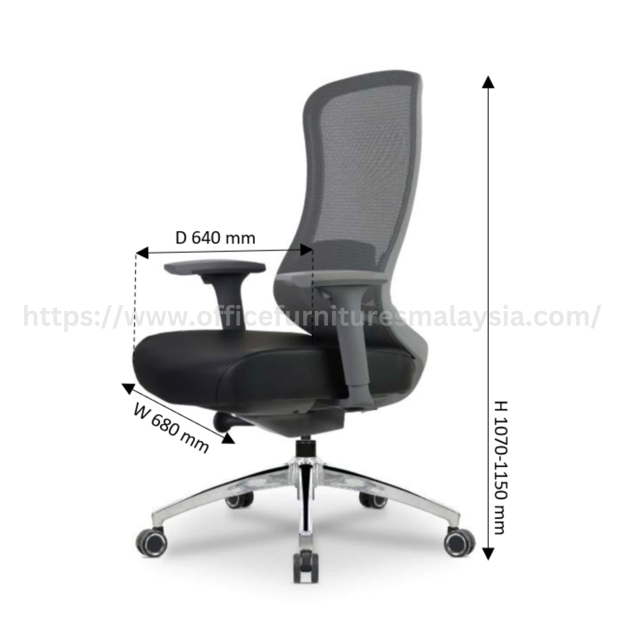 Elvaro Mediumback Mesh Chair Kuala Lumpur Bukit Rimau Klang