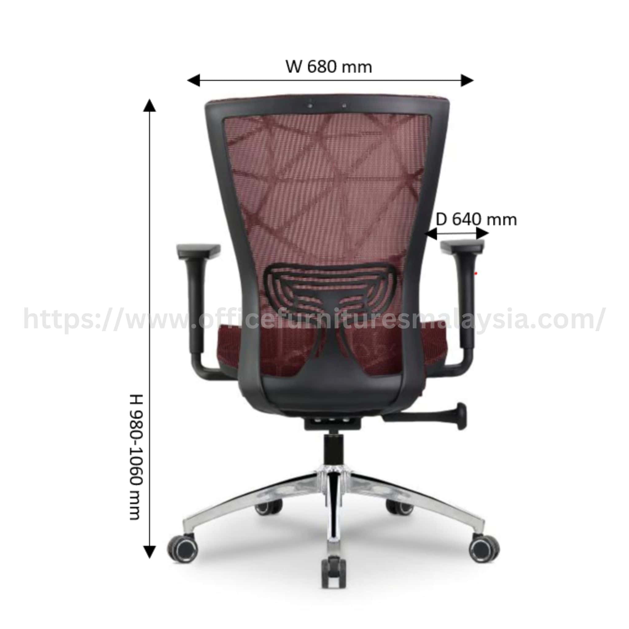 Kairo Executive Mediumback Mesh Chair Sunway Puchong Shah Alam