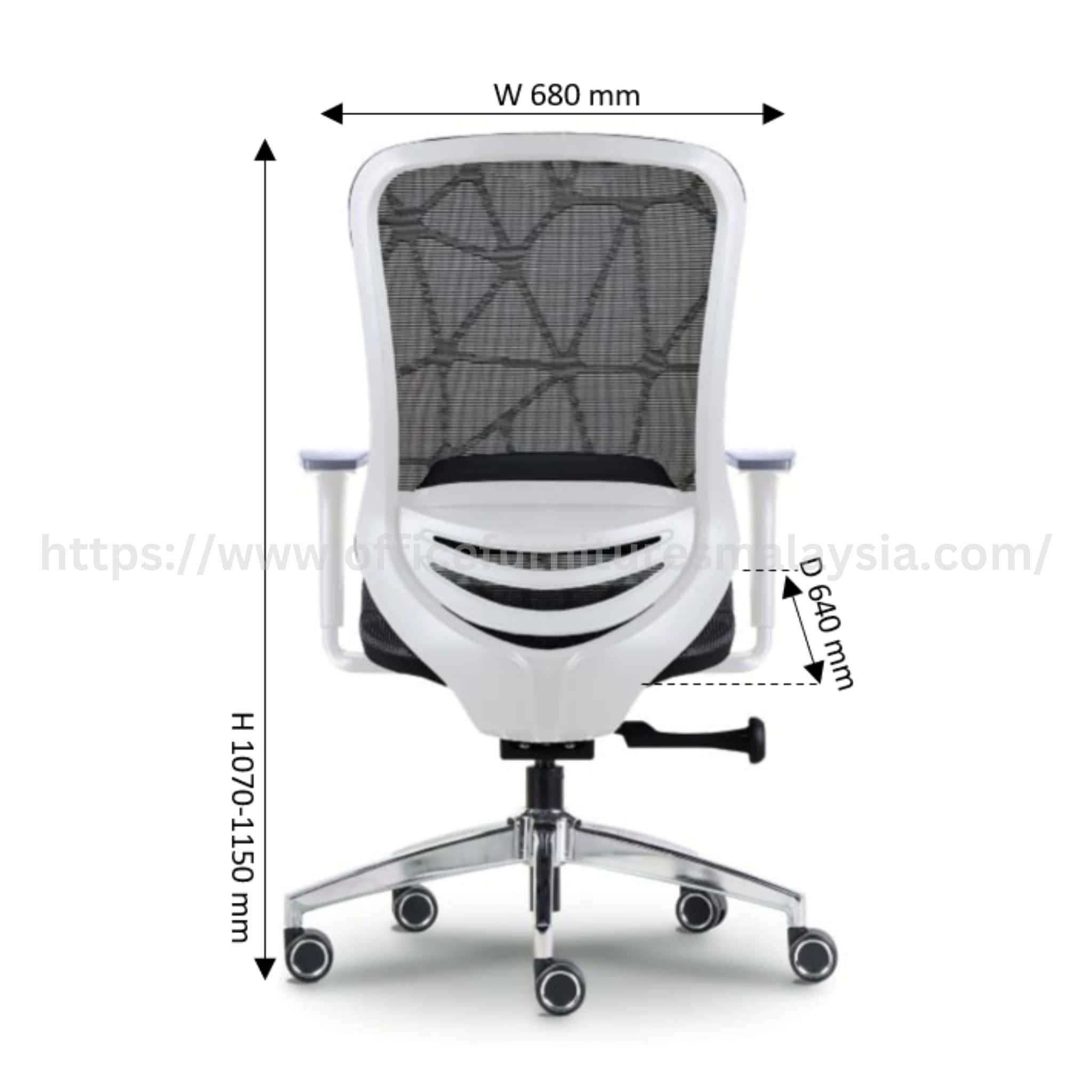 Linea Mediumback Mesh Chair Sungai Buloh Meru Klang