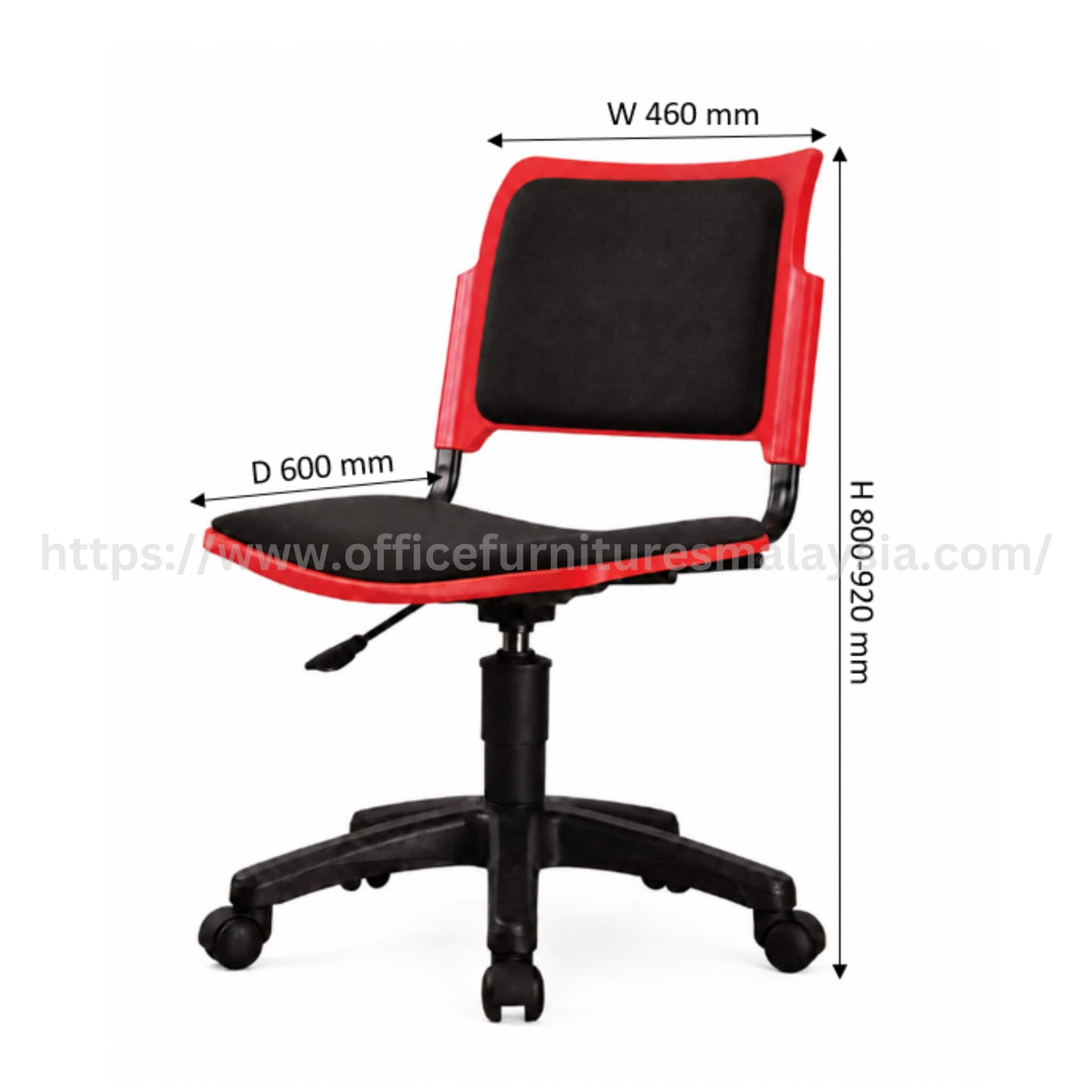 Linka Mobile Study Chair with Padding Seat & Backrest KLCC Cyberjaya Klang