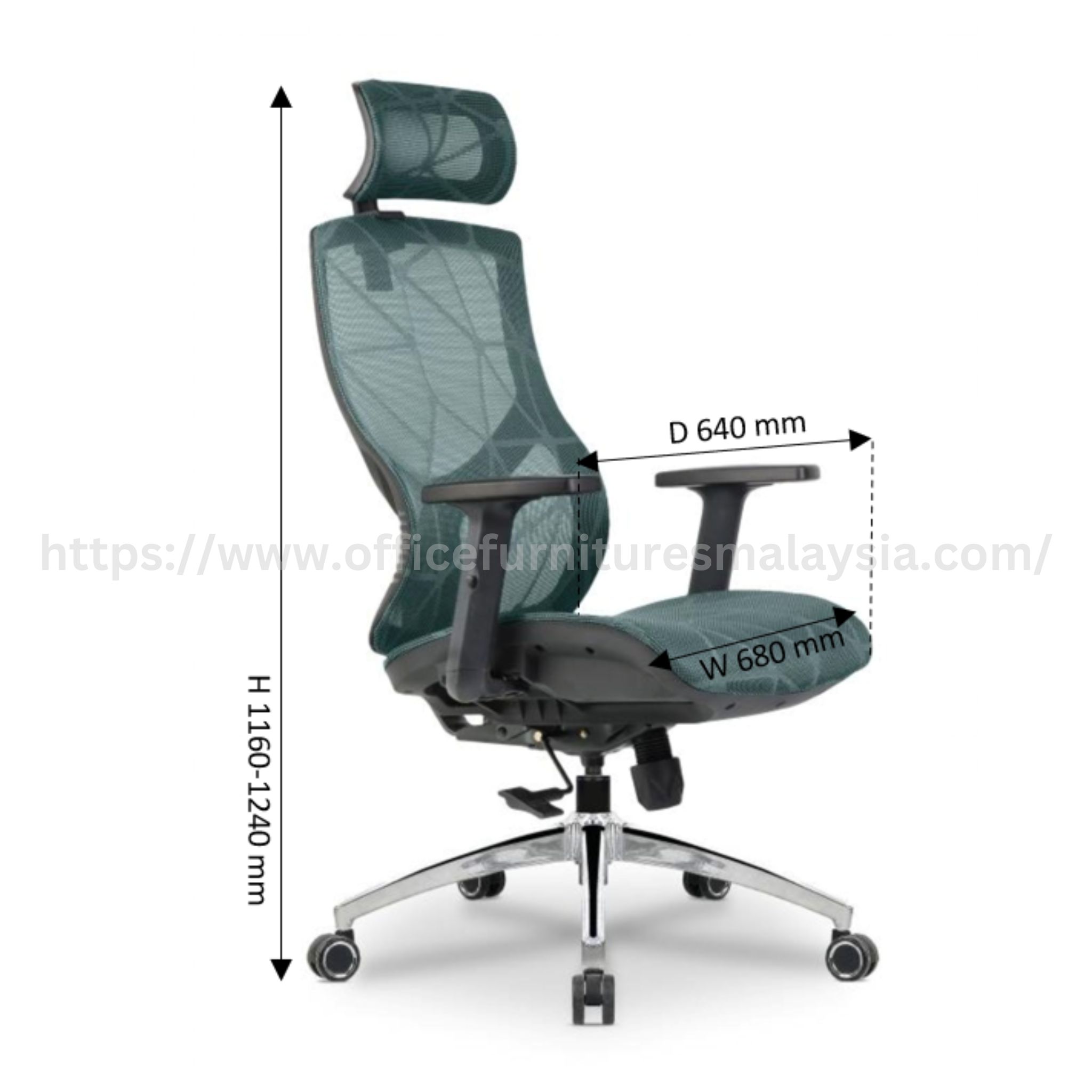 Maxem Highback Mesh Chair Sungai Buloh Seri Kembangan Serdang