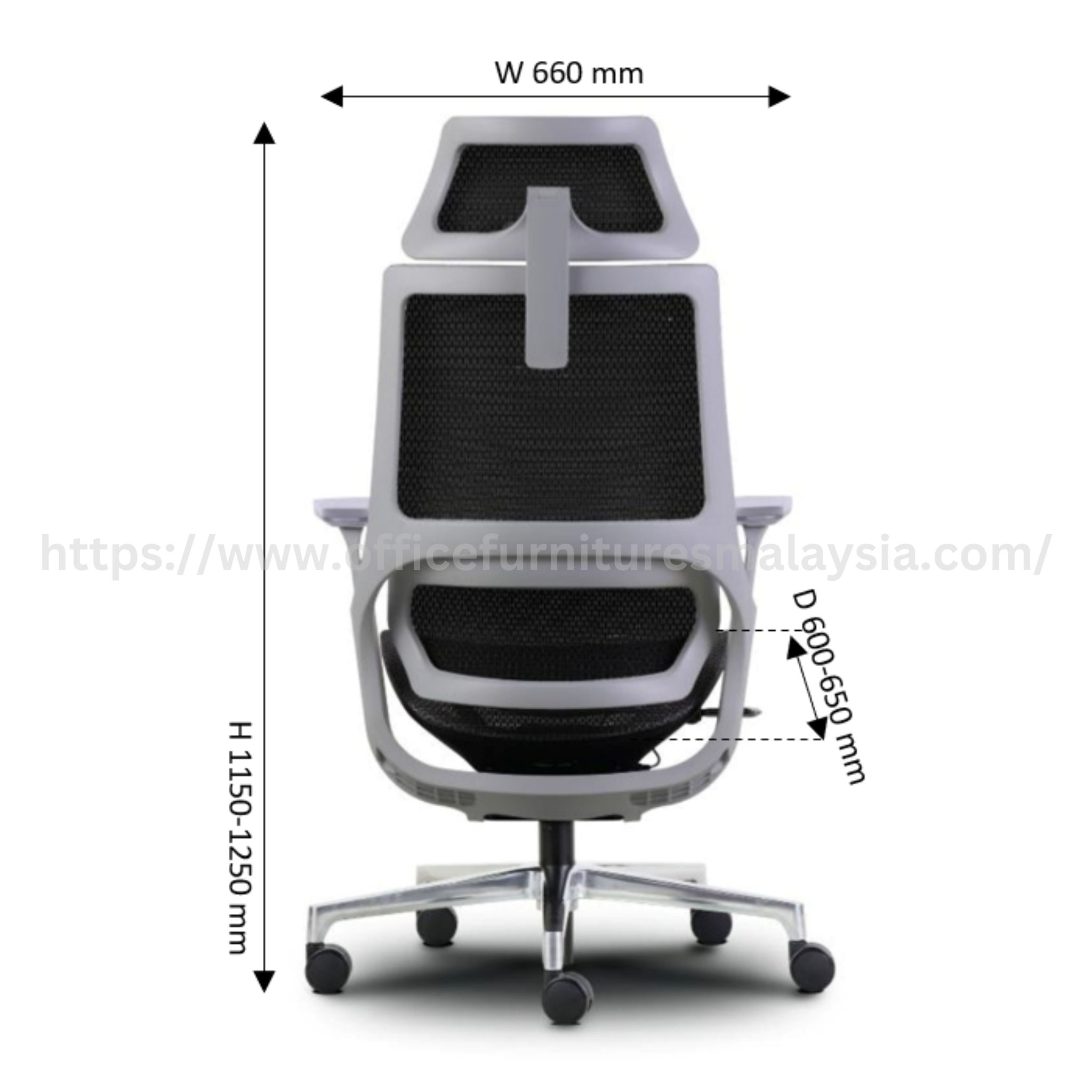 Metro CEO High Back Chair Taman Tun Dr Ismail Kepong Selayang