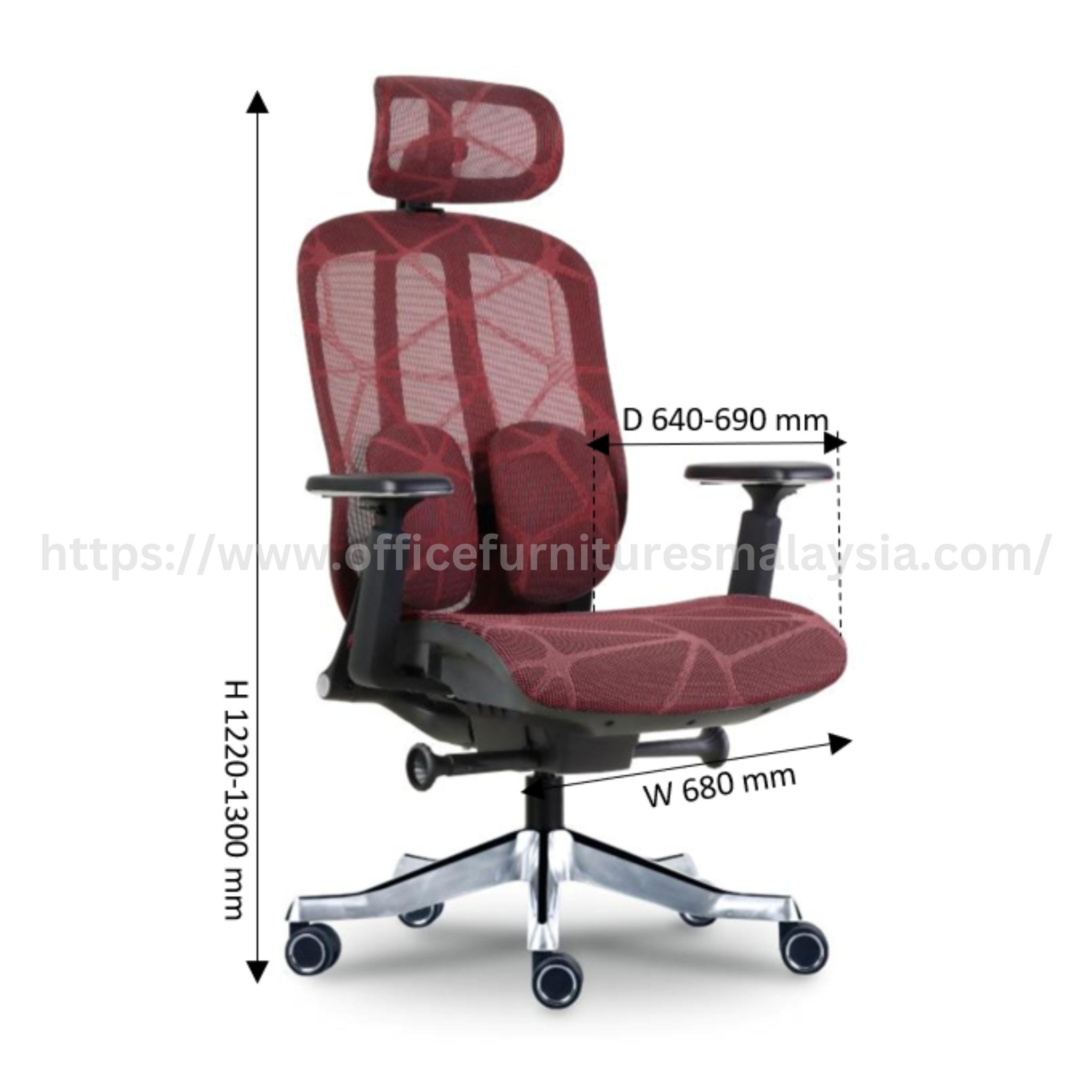 Modo Highback Mesh Chair Selayang Semenyih Putrajaya