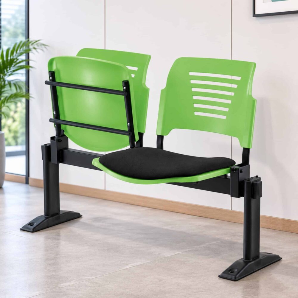 Orbit 2 Seater Link Chair with Seat Padded Port Klang Meru Kapar Orbit 2 Seater Link Chair with Seat Padded Port Klang Meru Kapar