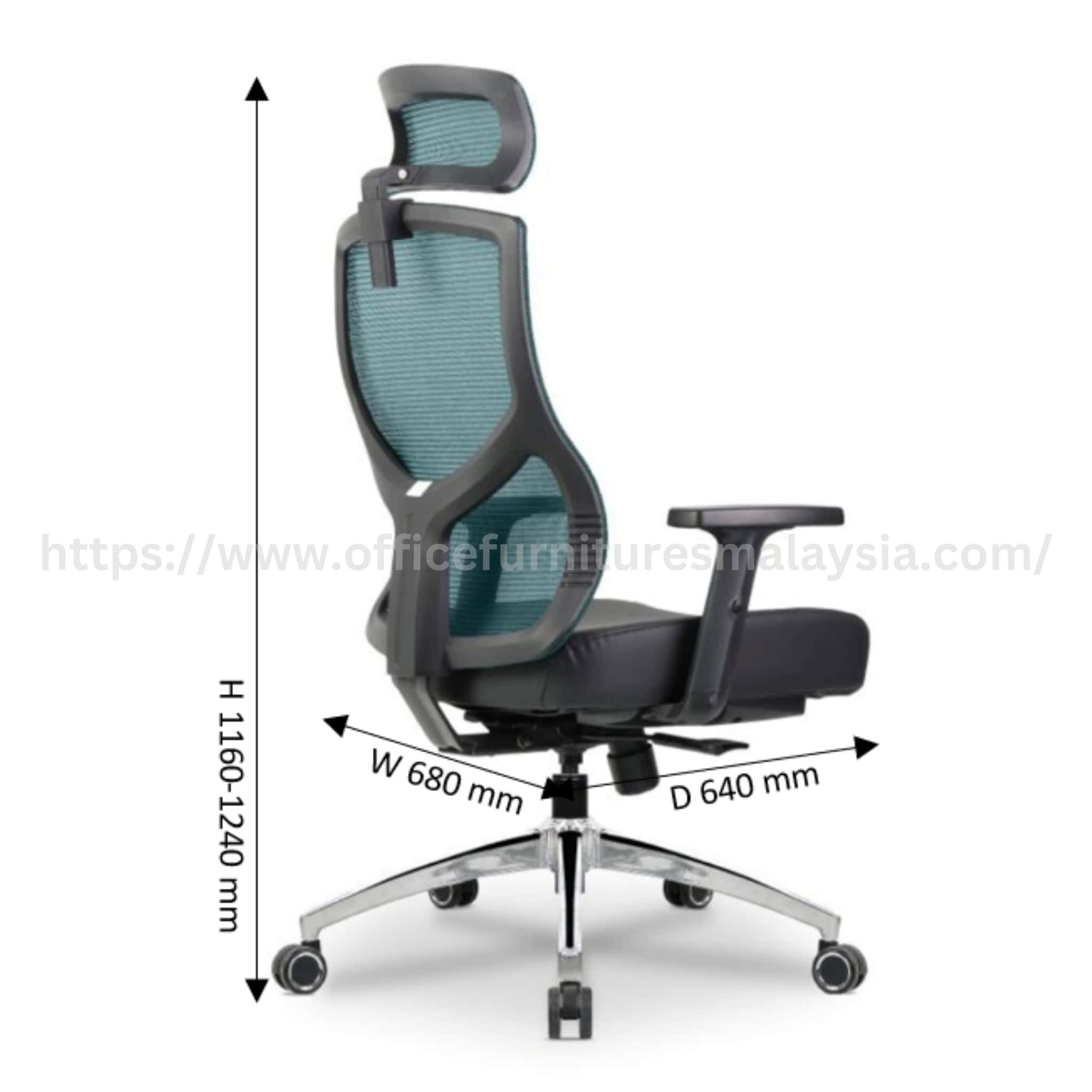 Orvian Director Highback Mesh Chair Batu Caves Gombak Rawang