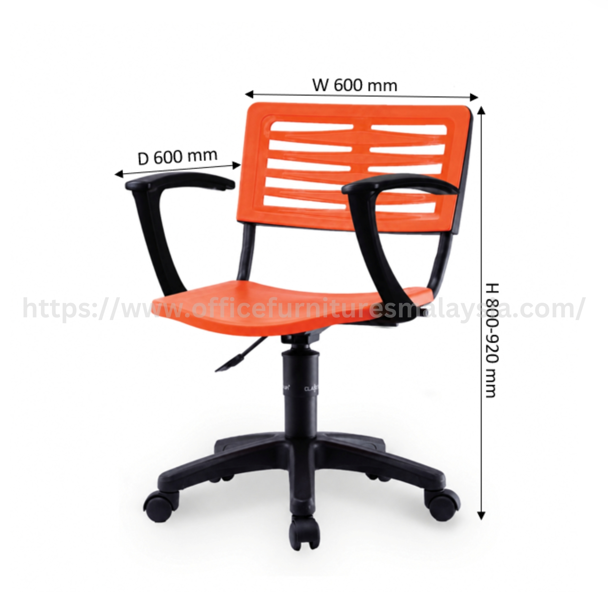 Ovia Mobile Study Chair OFC32483 - Image 4