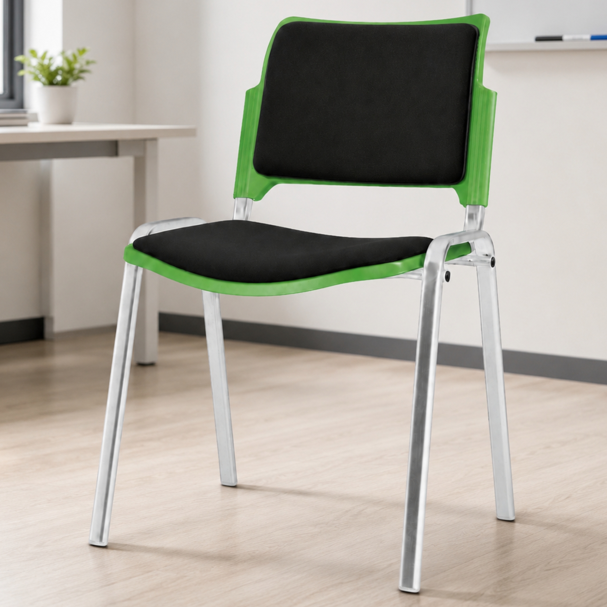 Paragon Chrome Student Chair Type A with Backrest & Seat Padded Mont Kiara Sri Hartamas Damansara