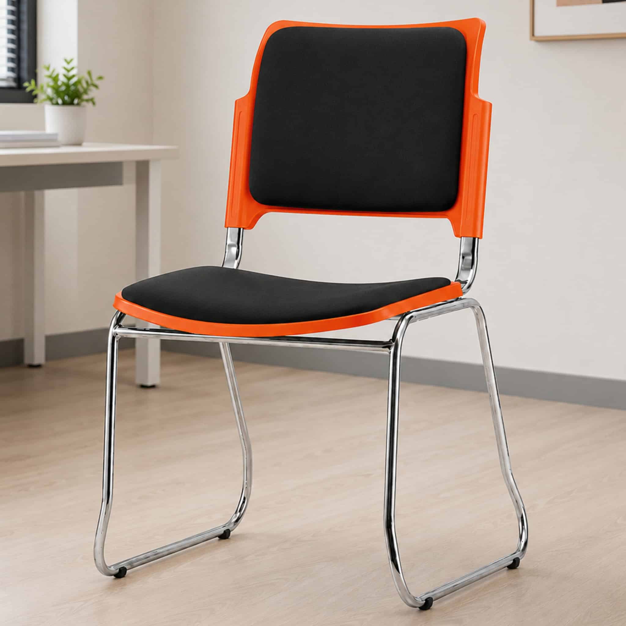 Paragon Chrome Student Chair Type B with Backrest & Seat Padded Cyberjaya Putrajaya Dengkil