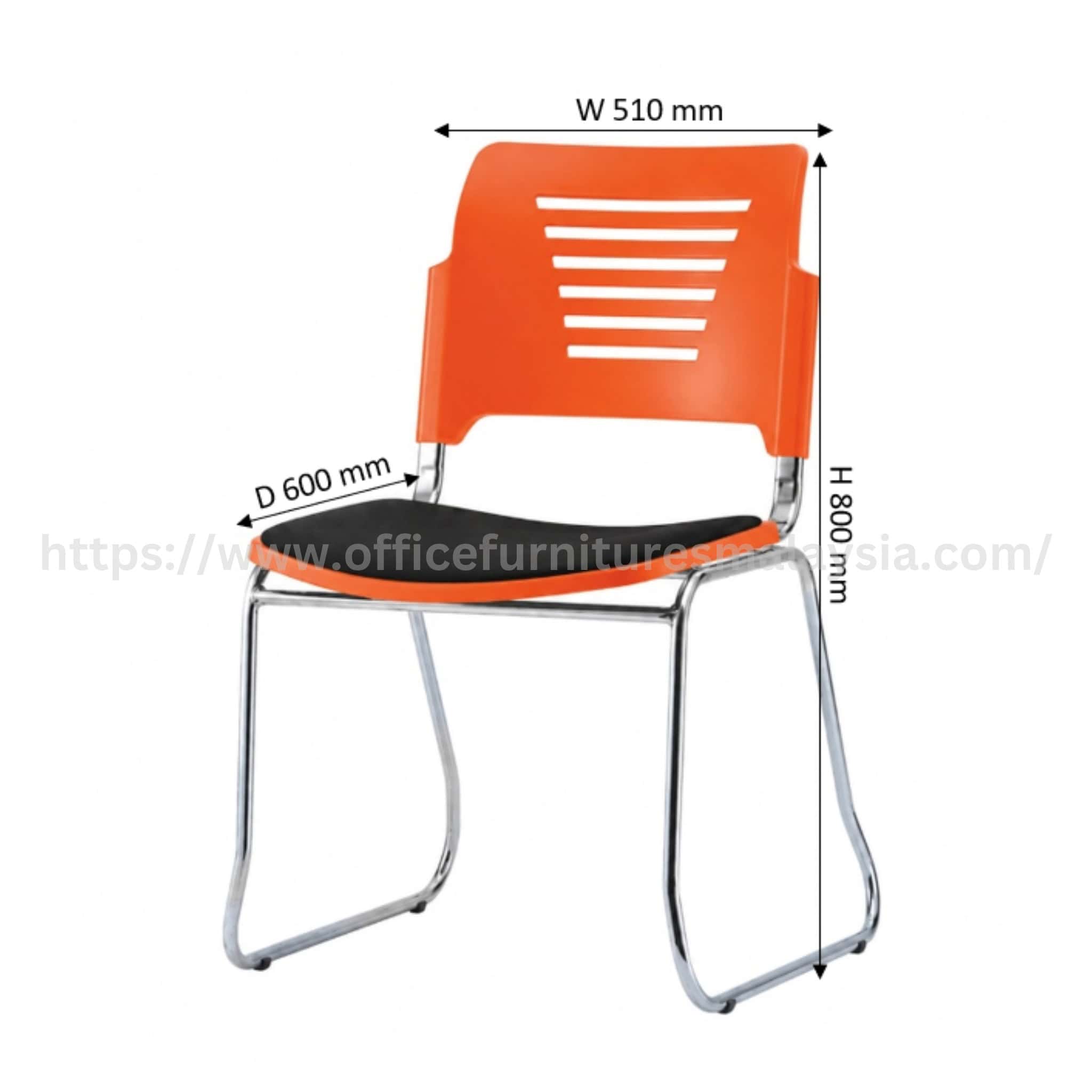 Paragon Chrome Student Chair Type B with Seat Seputeh Taman Desa Bukit Raja
