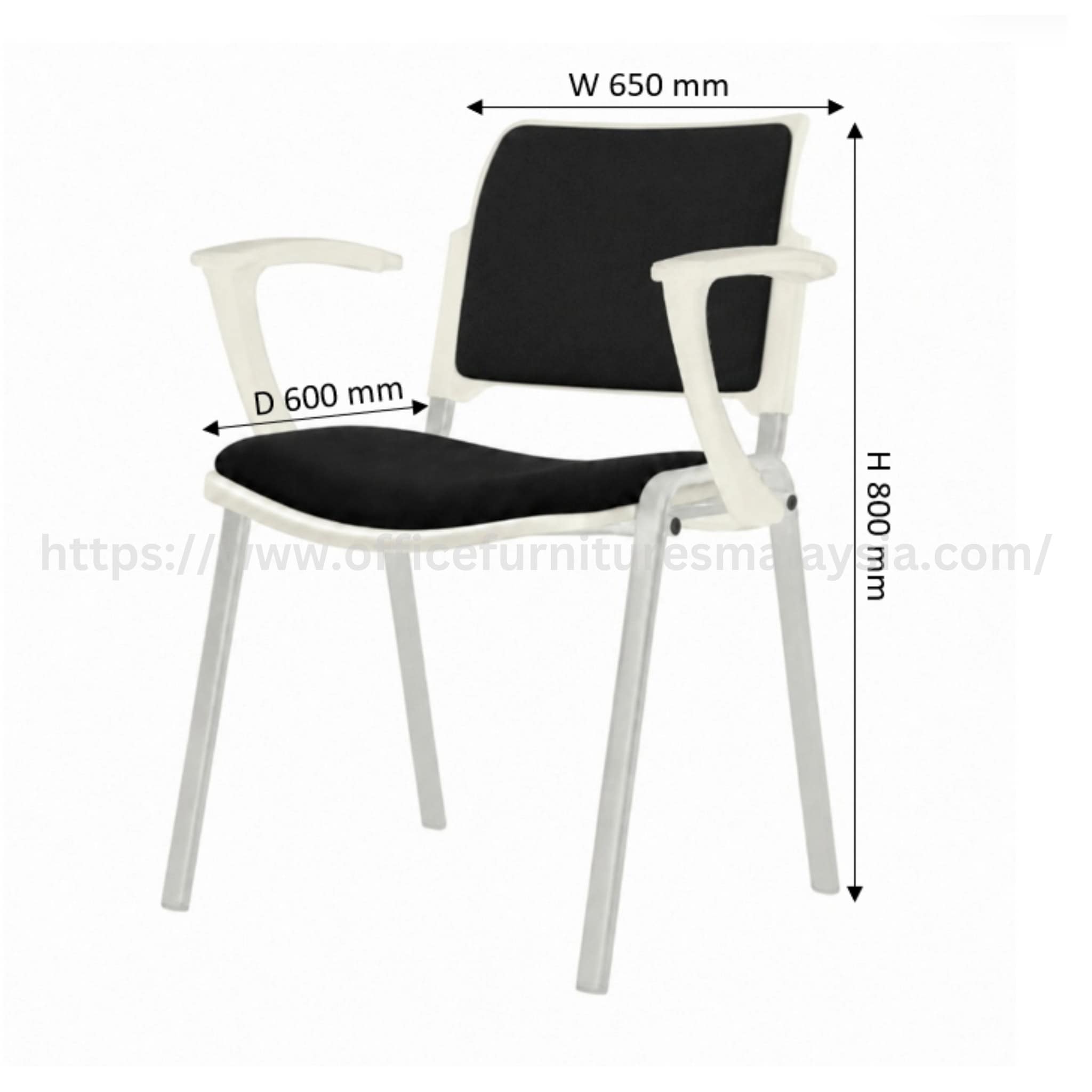 Passion Student Chair Type B with Backrest & Seat Padded Damansara Subang Jaya USJ