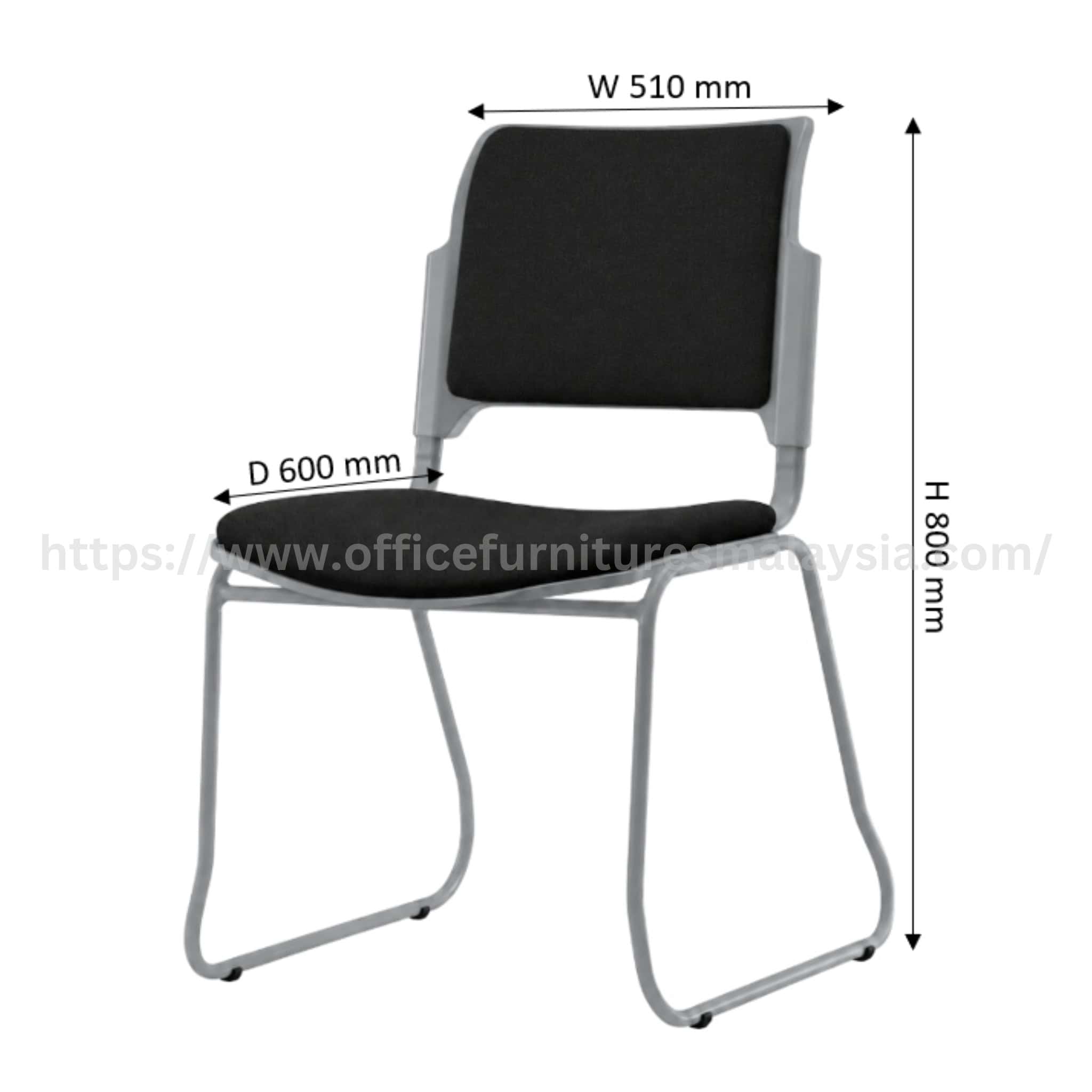 Perfect Student Chair Type A with Backrest & Seat Padded Sepang Salak Tinggi Nilai