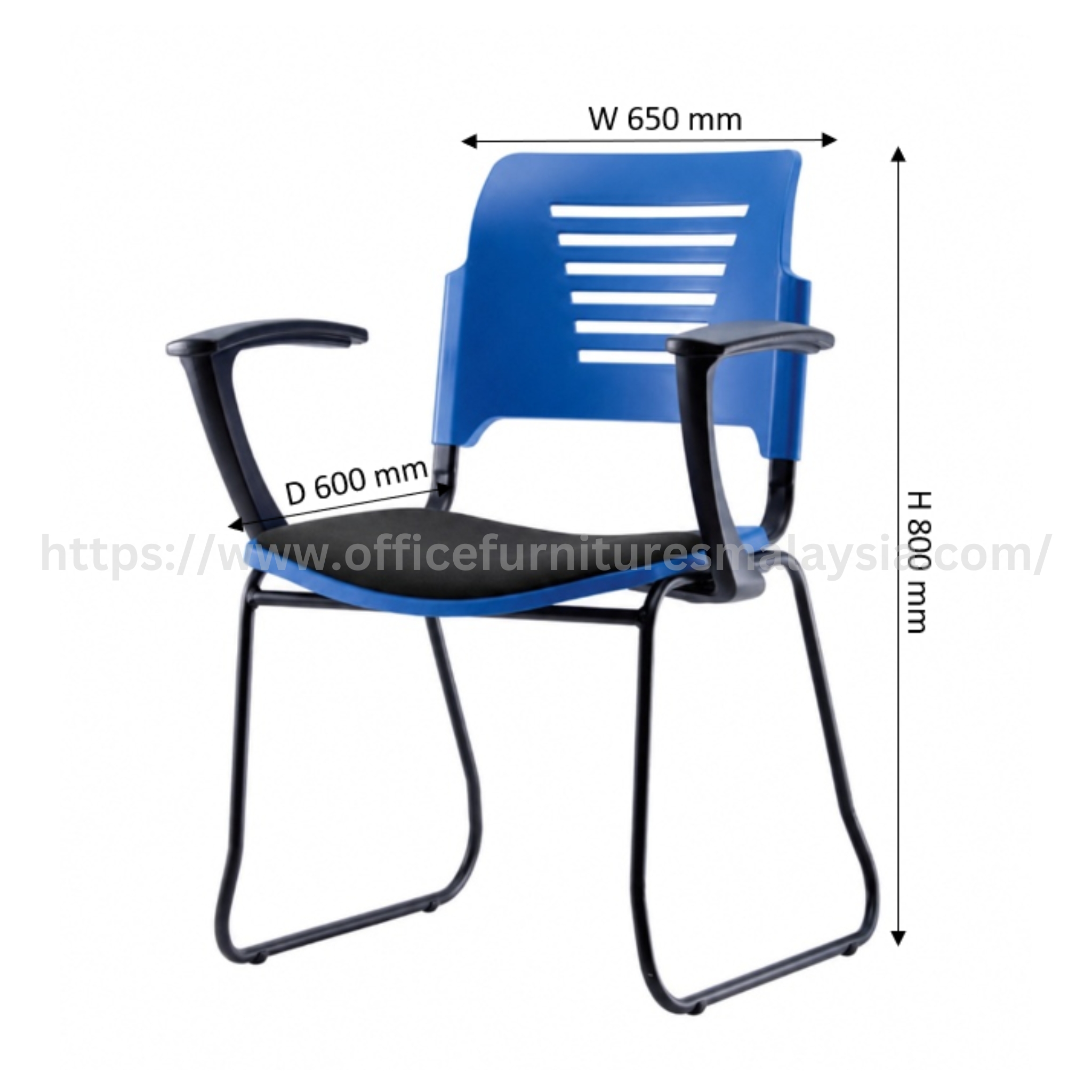Prodigy Student Chair Type B with Seat Padded Park Tropicana Metropark Saujana