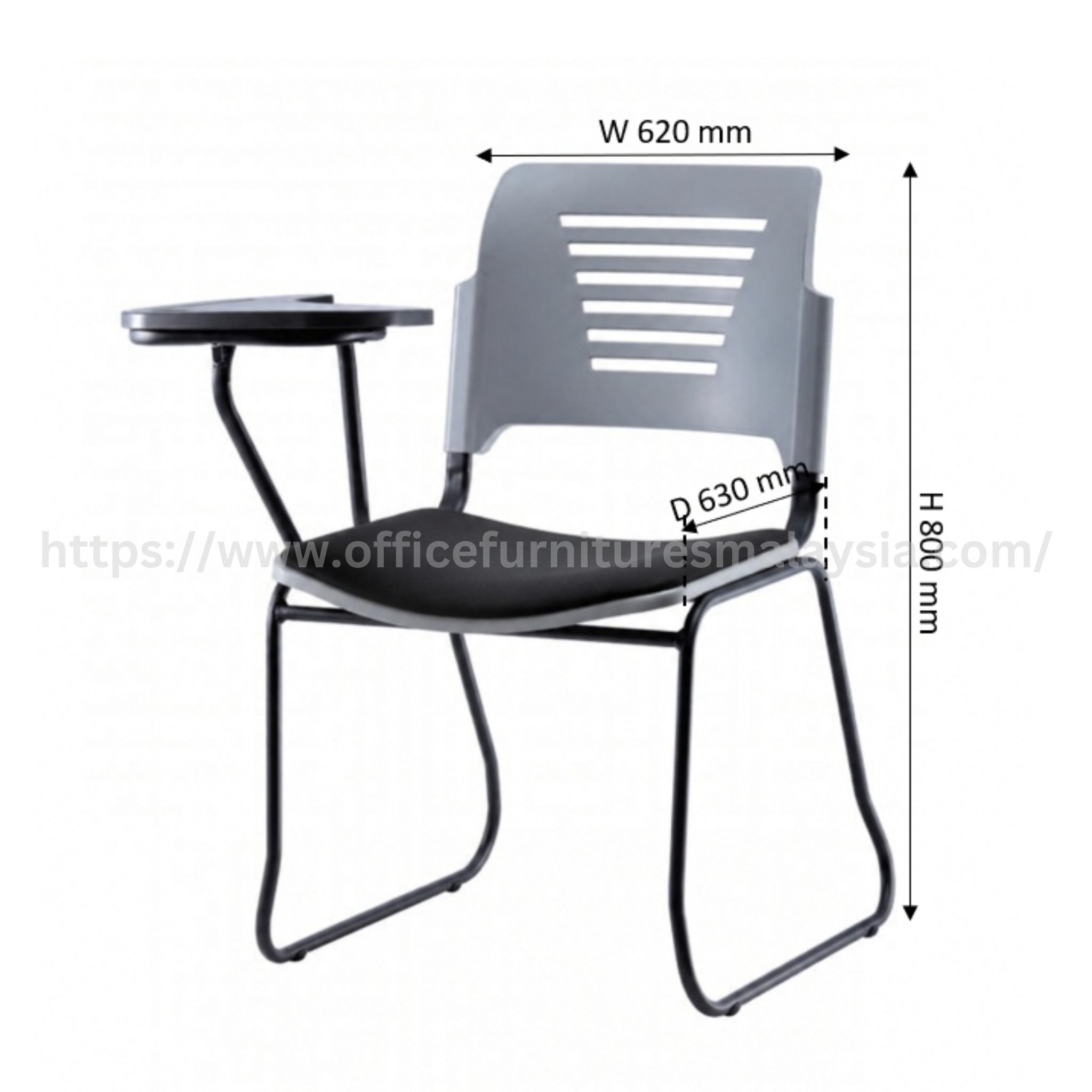 Prodigy Student Chair Type C with Seat Padded Sentul Sungai Besi Kuchai Lama