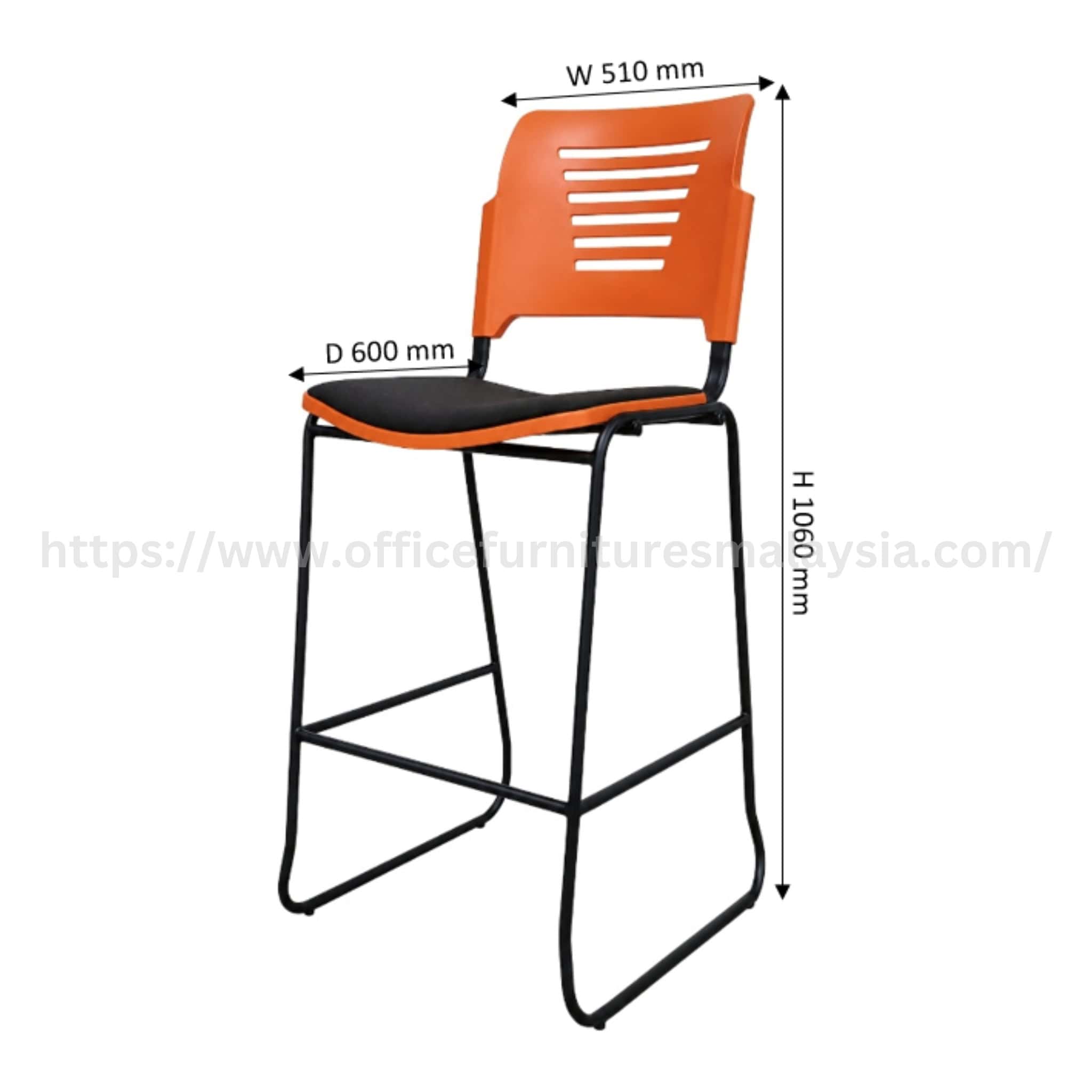 Veloce Padded Bar High Stool Segambut Sentul Sungai Besi