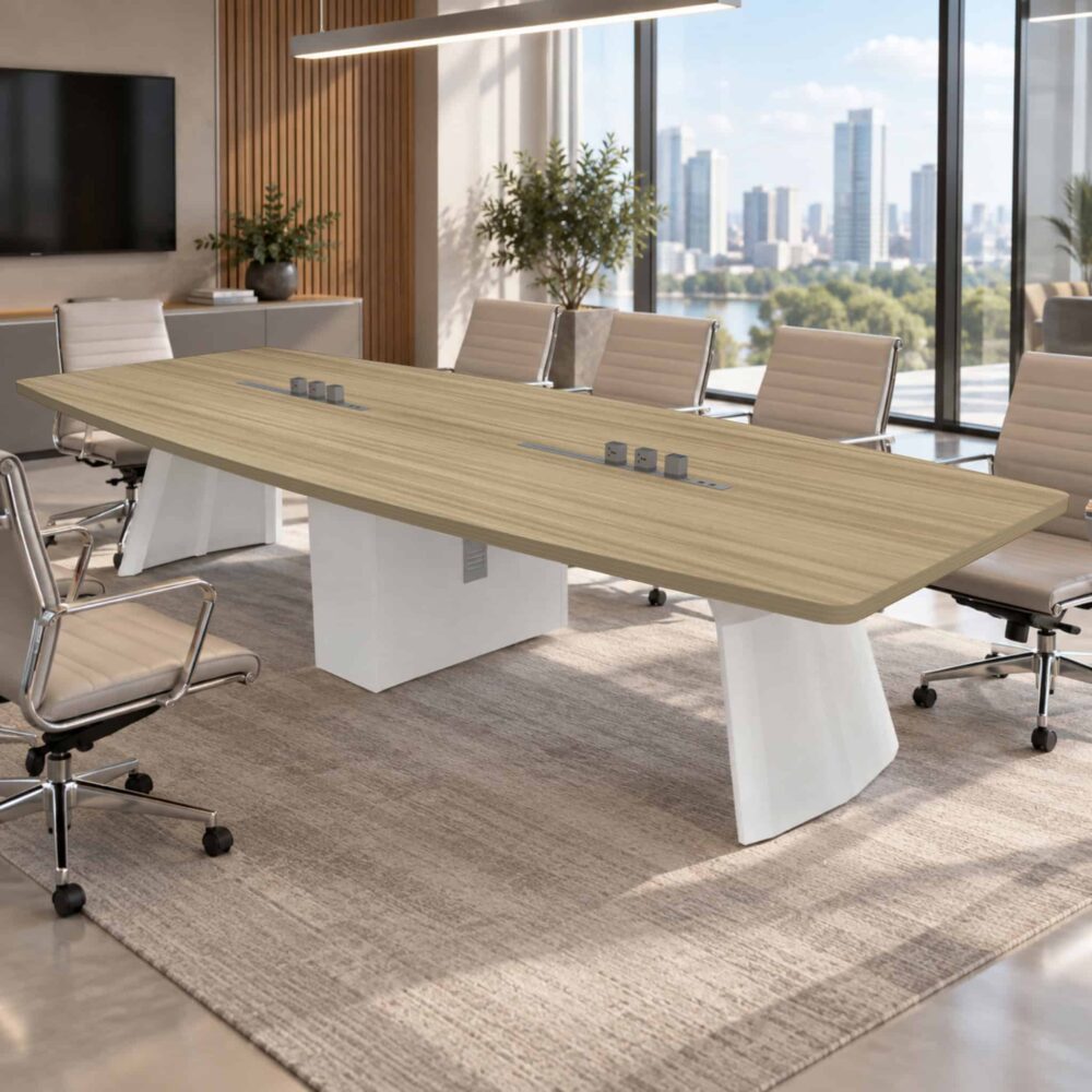 12ft Sven Boat-Shape Conference Table Petaling Jaya Damansara Kota Damansara