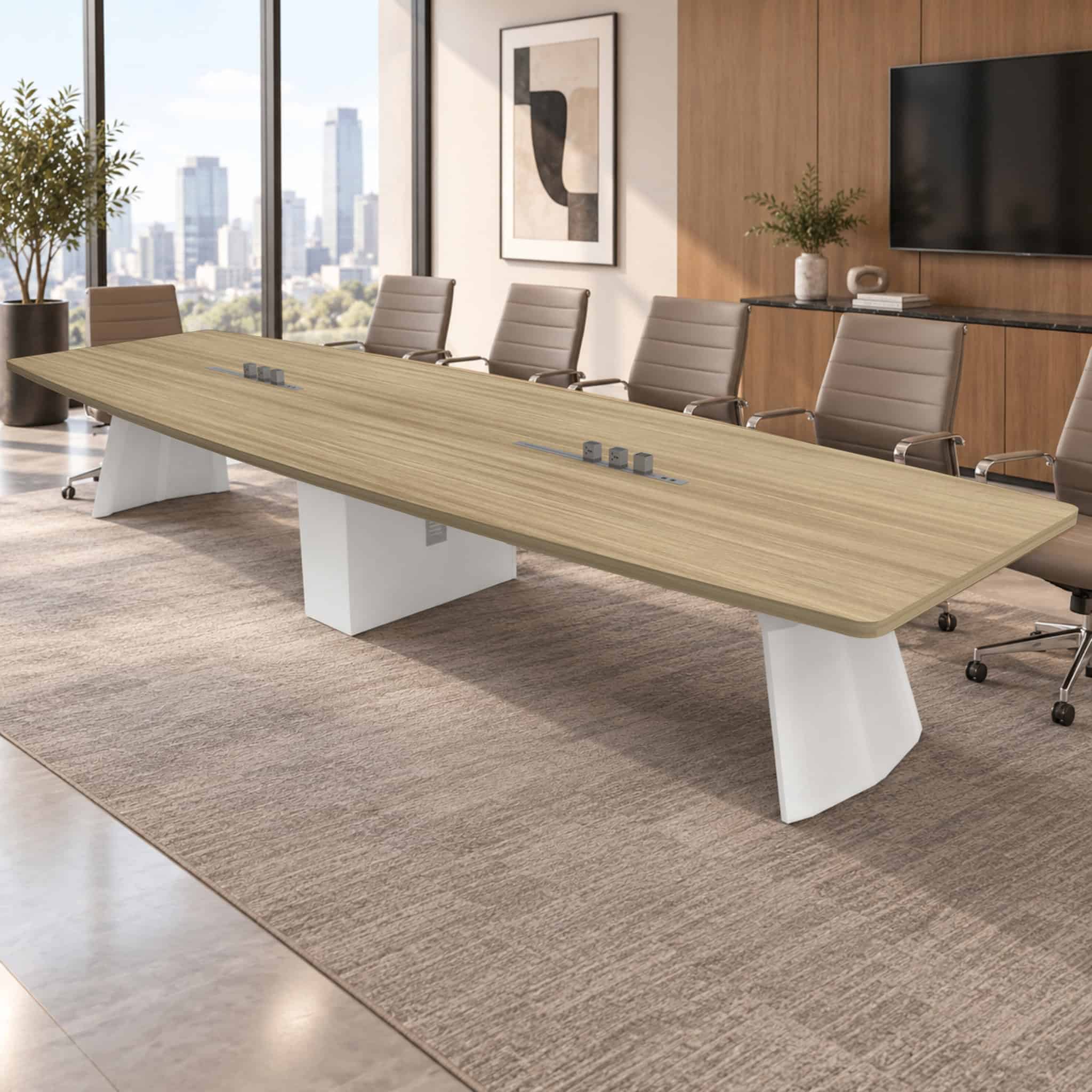 16ft Sven Boat-Shape Conference Table Bangi Serdang Kajang