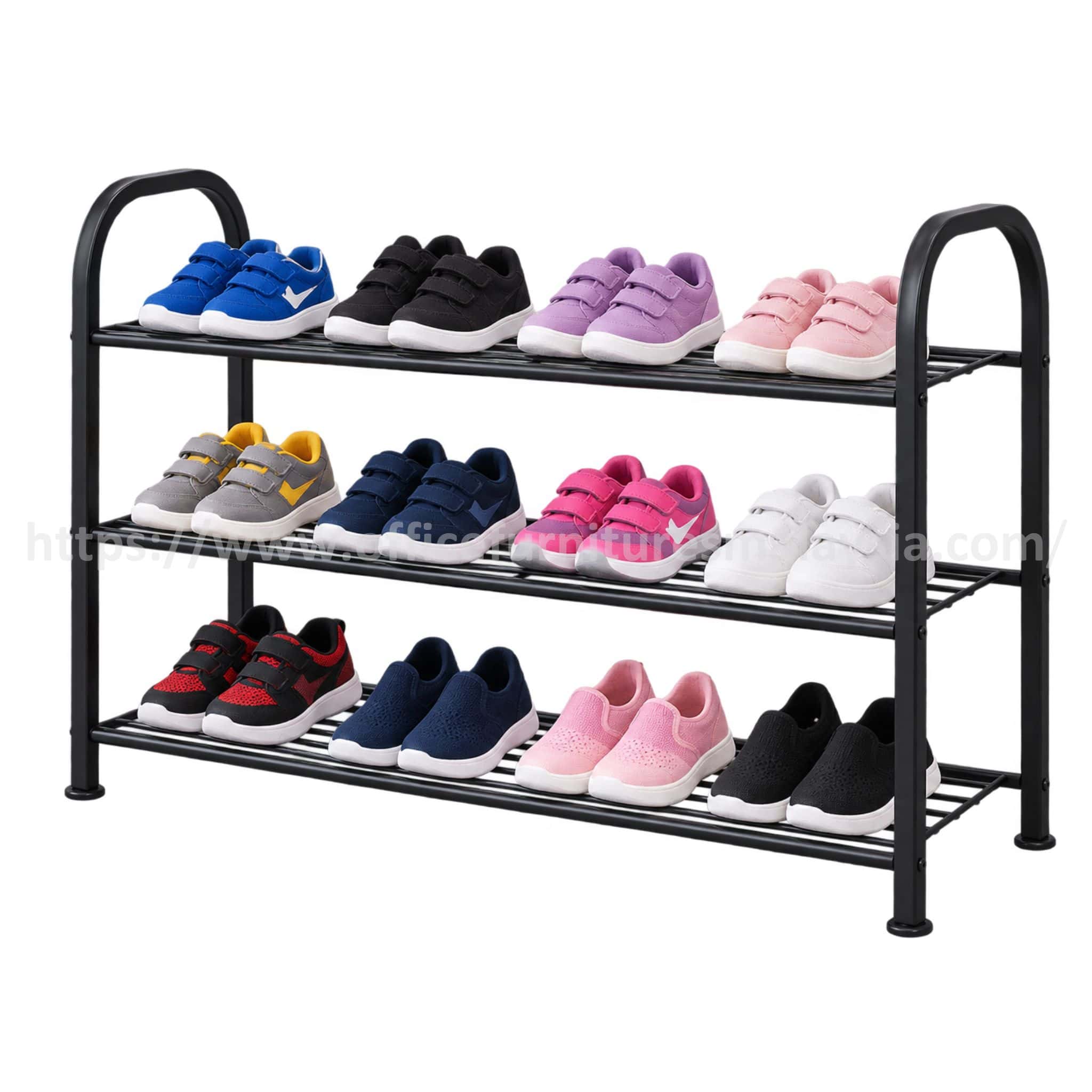 2 ft 3-Tier Shoe Rack Organizer Damansara Sabak Bernam Batu Caves