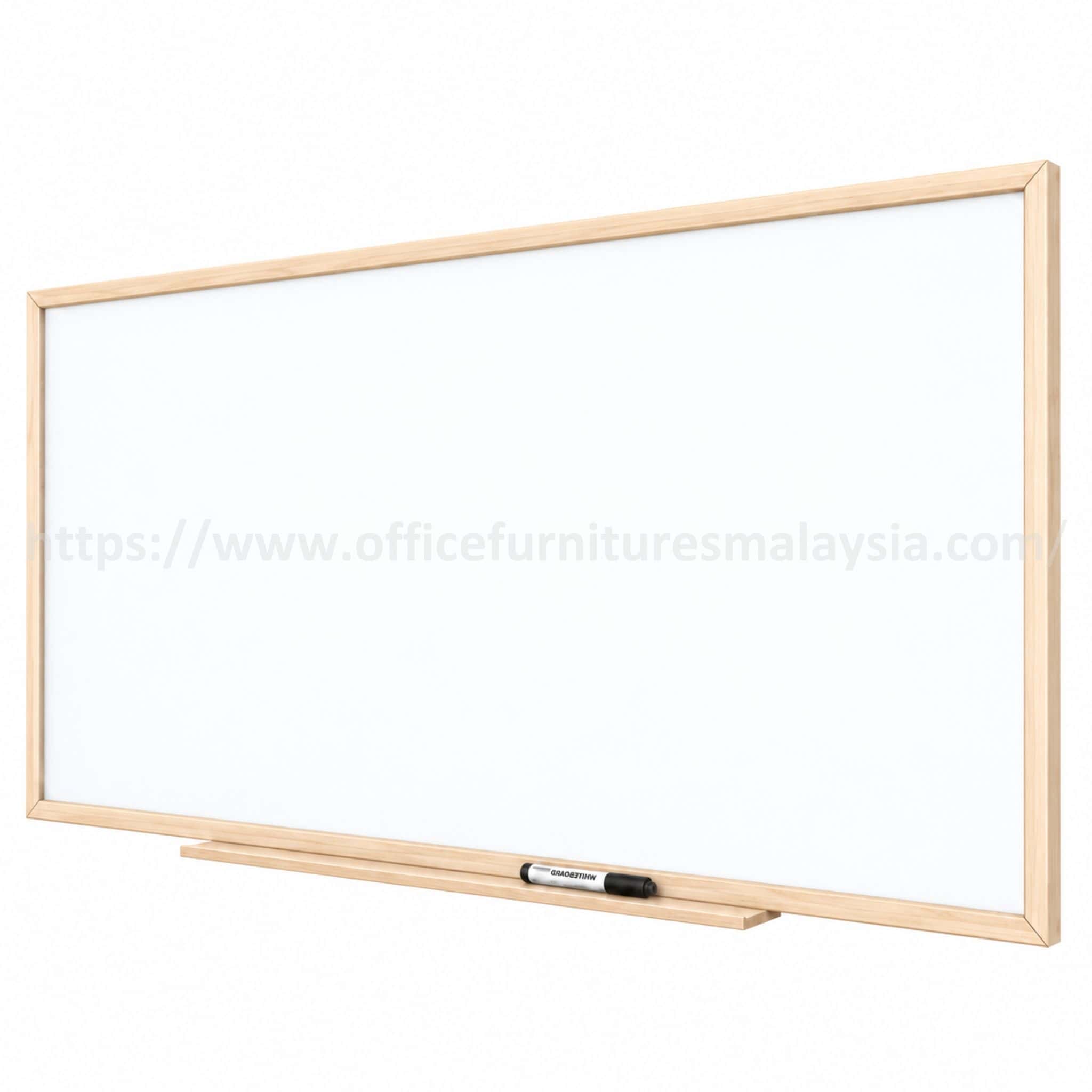 2 ft x 3 Wooden Frame Magnetic E3 Ceramic White Board Bukit Raja Shah Alam Seksyen7