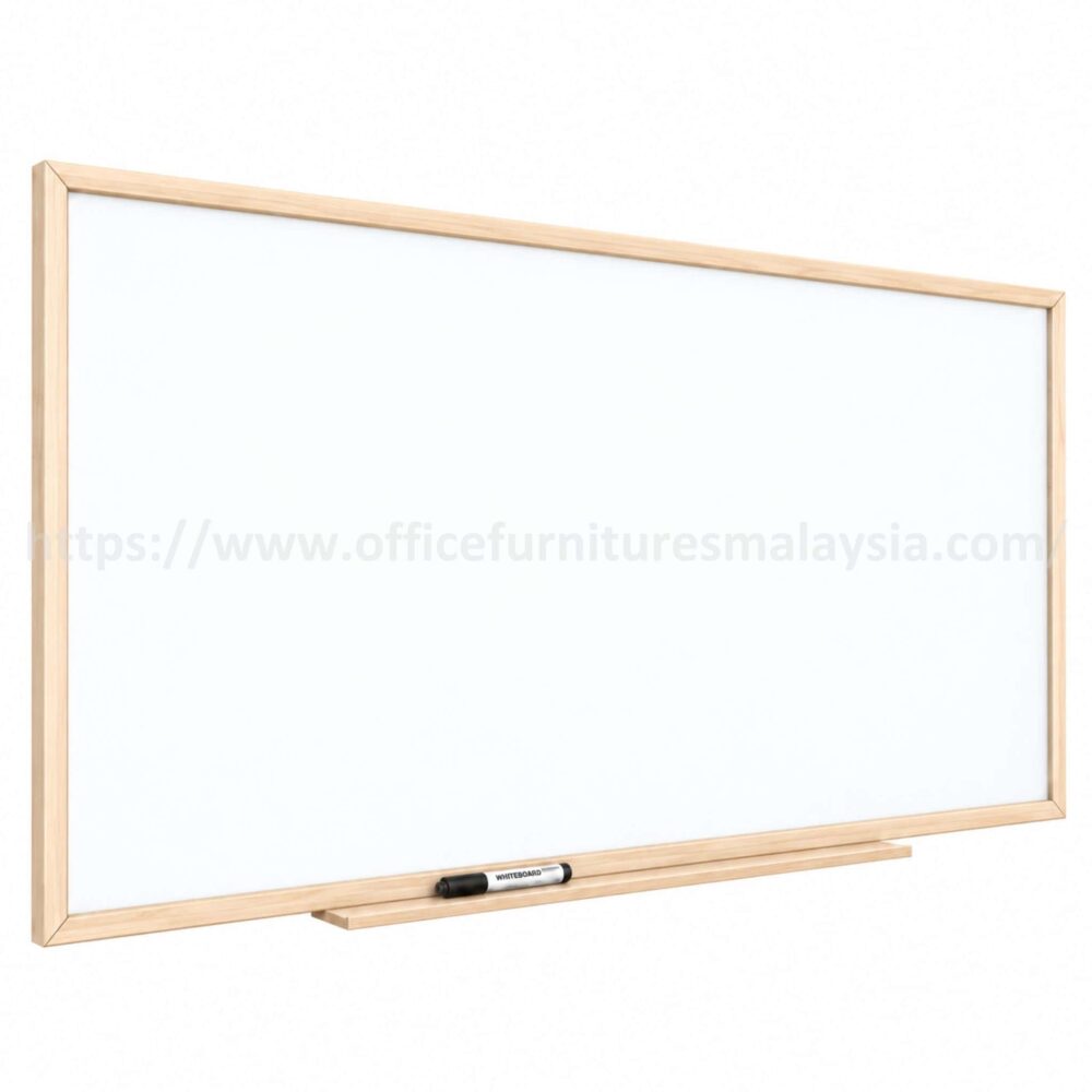 2 ft x 3 ft Wooden Frame Magnetic E3 Ceramic White Board Serendah Selangor Jenjarom