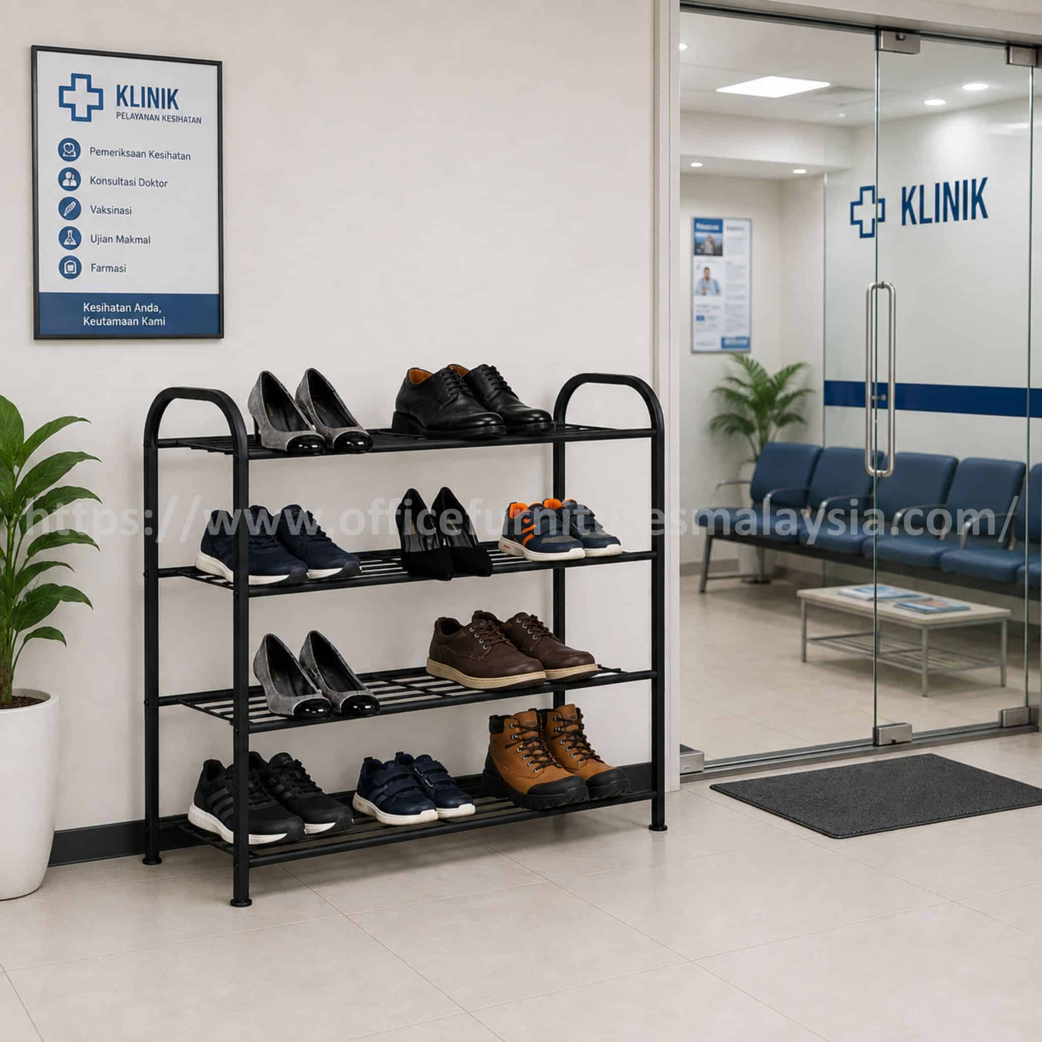 2.73ft 4-Tier Shoe Rack Organizer Damansara Bukit Rajay Bukit Tinggi