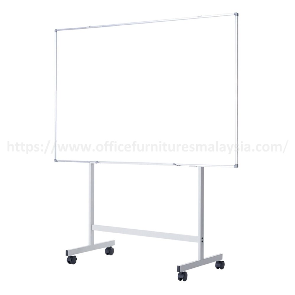 3 ft x 4 ft Single Side Magnetic White Board With Mobile Stand Genting Highland Senawang Kota Kemuning