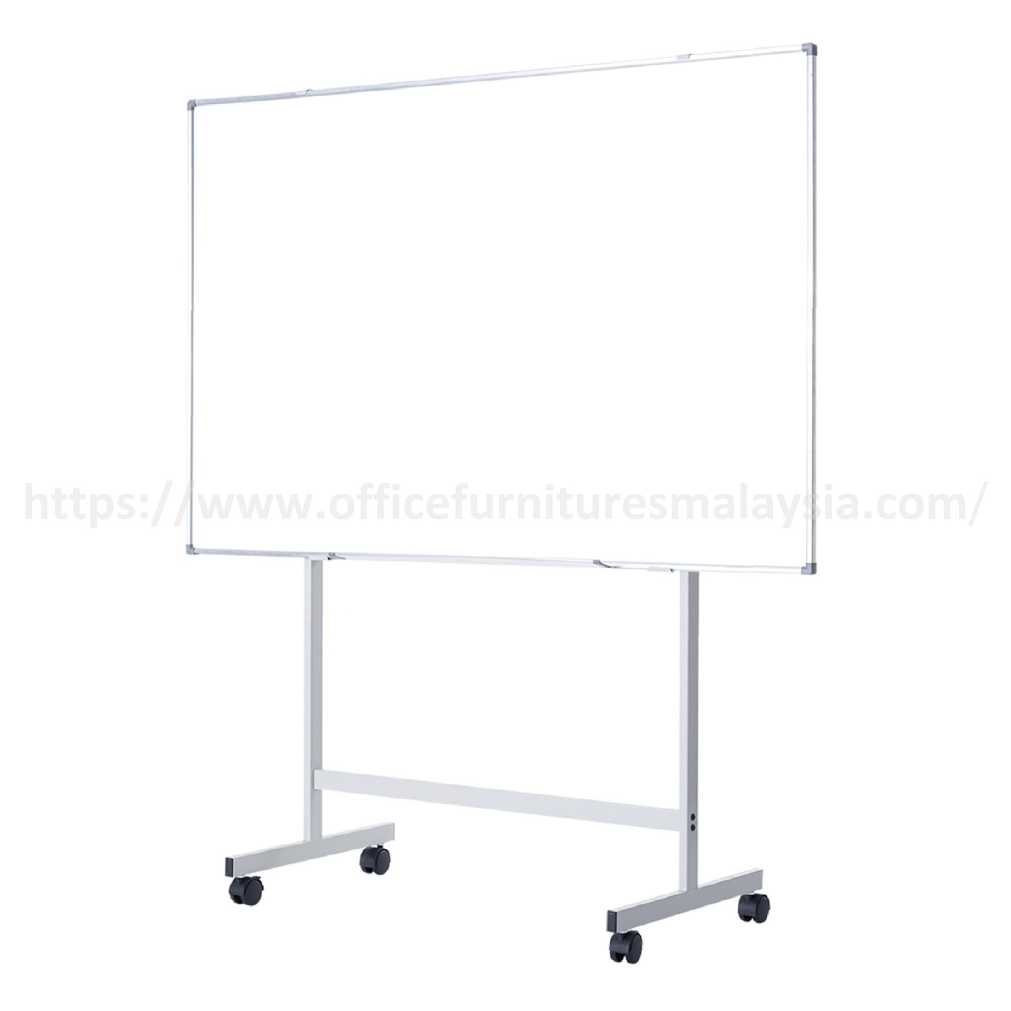 3 ft x 4 ft Single Side Magnetic White Board With Mobile Stand Genting Highland Senawang Kota Kemuning