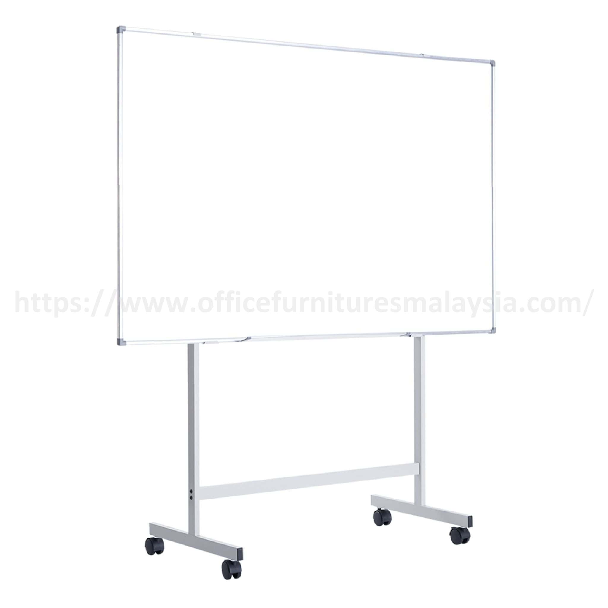 3 ft x 4 ft Single Side Magnetic White Board With Mobile Stand Genting Highland Senawang Beranang