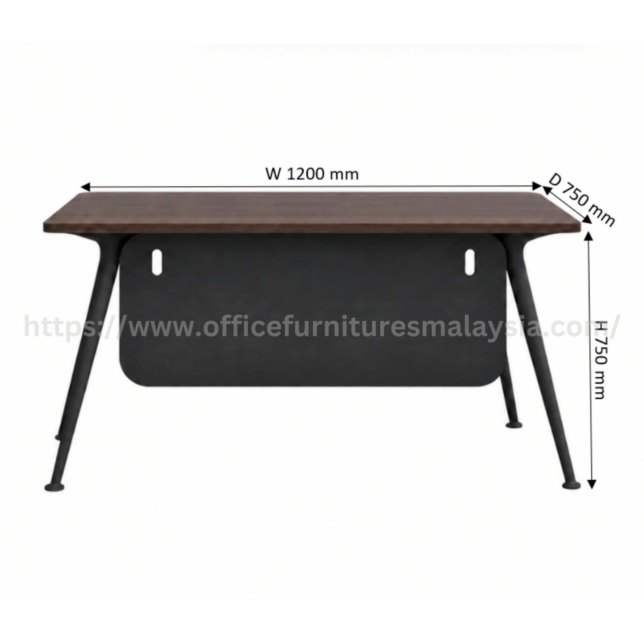 4 ft Modern Wesley Rectangular Manager Table Banting Klang Serdang