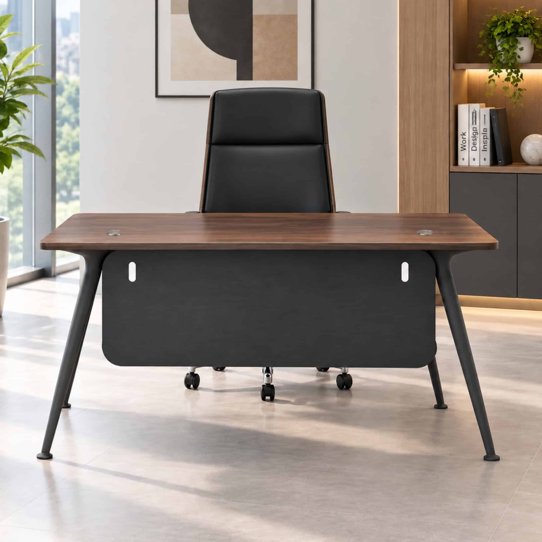 4 ft Modern Wesley Rectangular Manager Table Banting Klang Sri Hartamas