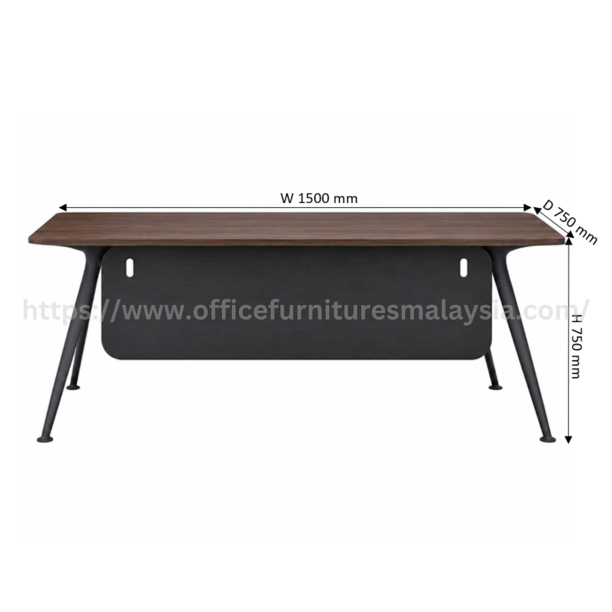 5 ft Modern Wesley Rectangular Manager Table Banting Klang Sunway
