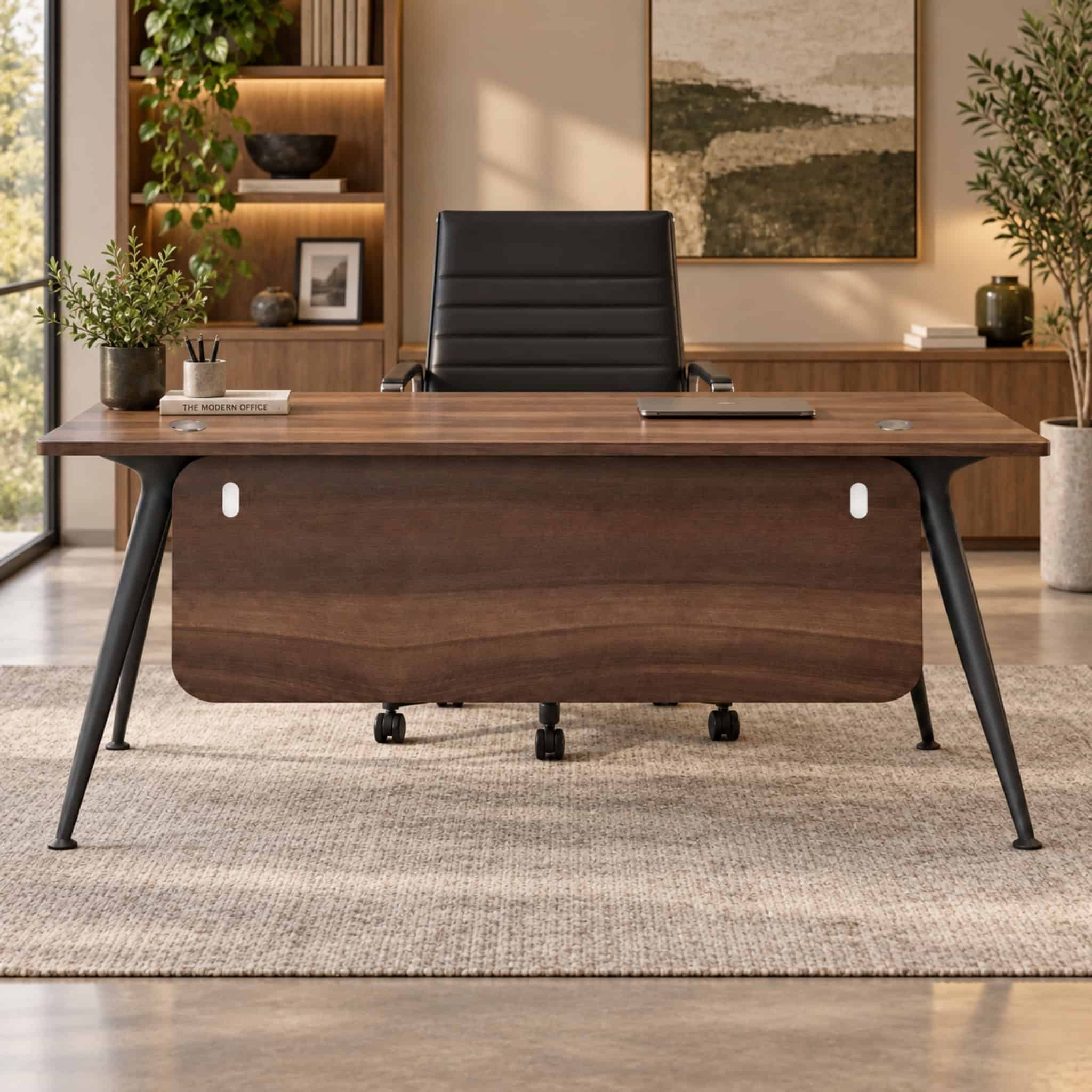 6 ft Modern Wesley Rectangular Writing Table Kepong Cheras Serdang