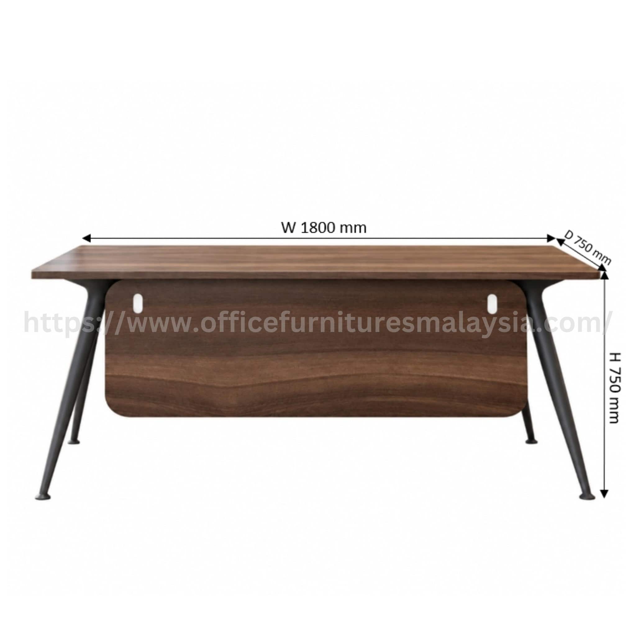 6 ft Modern Wesley Rectangular Writing Table Kuala Lumpur KLCC Bukit Bintang