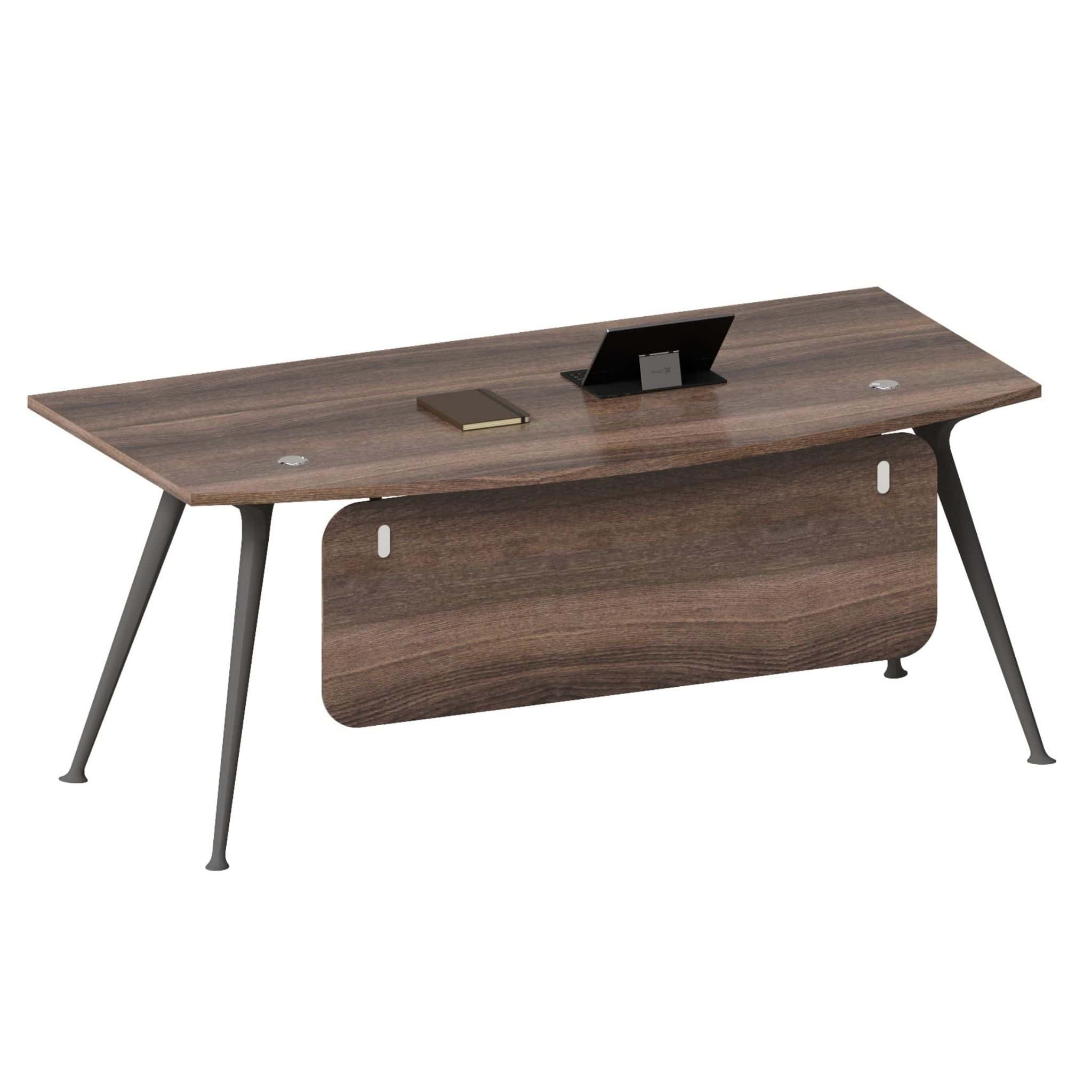 6 ft Wesley Executive Table D Shape OFFXM7DSW1890 - Image 2