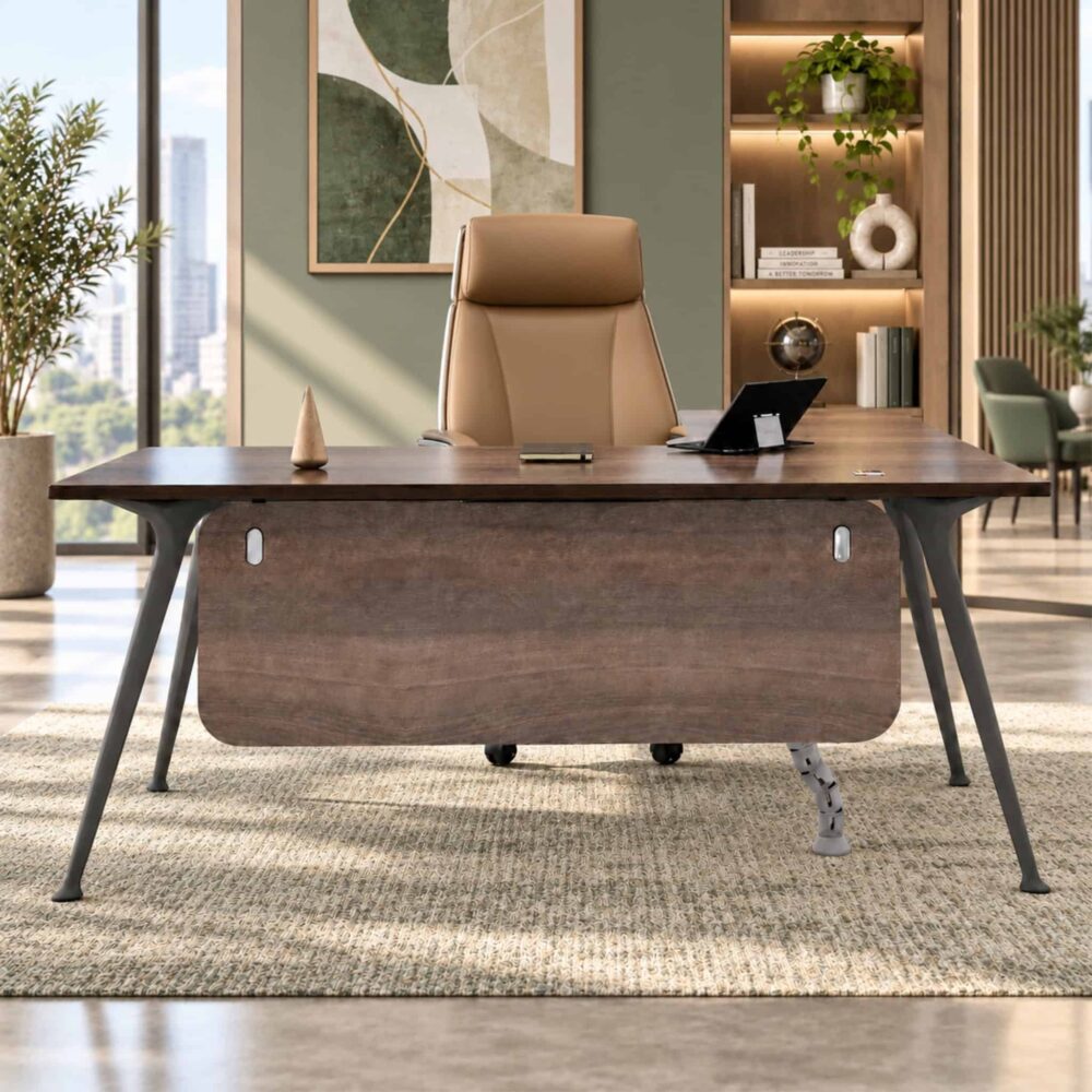 6 ft Wesley L-shaped Writing Table Sunway Puchong Shah Alam