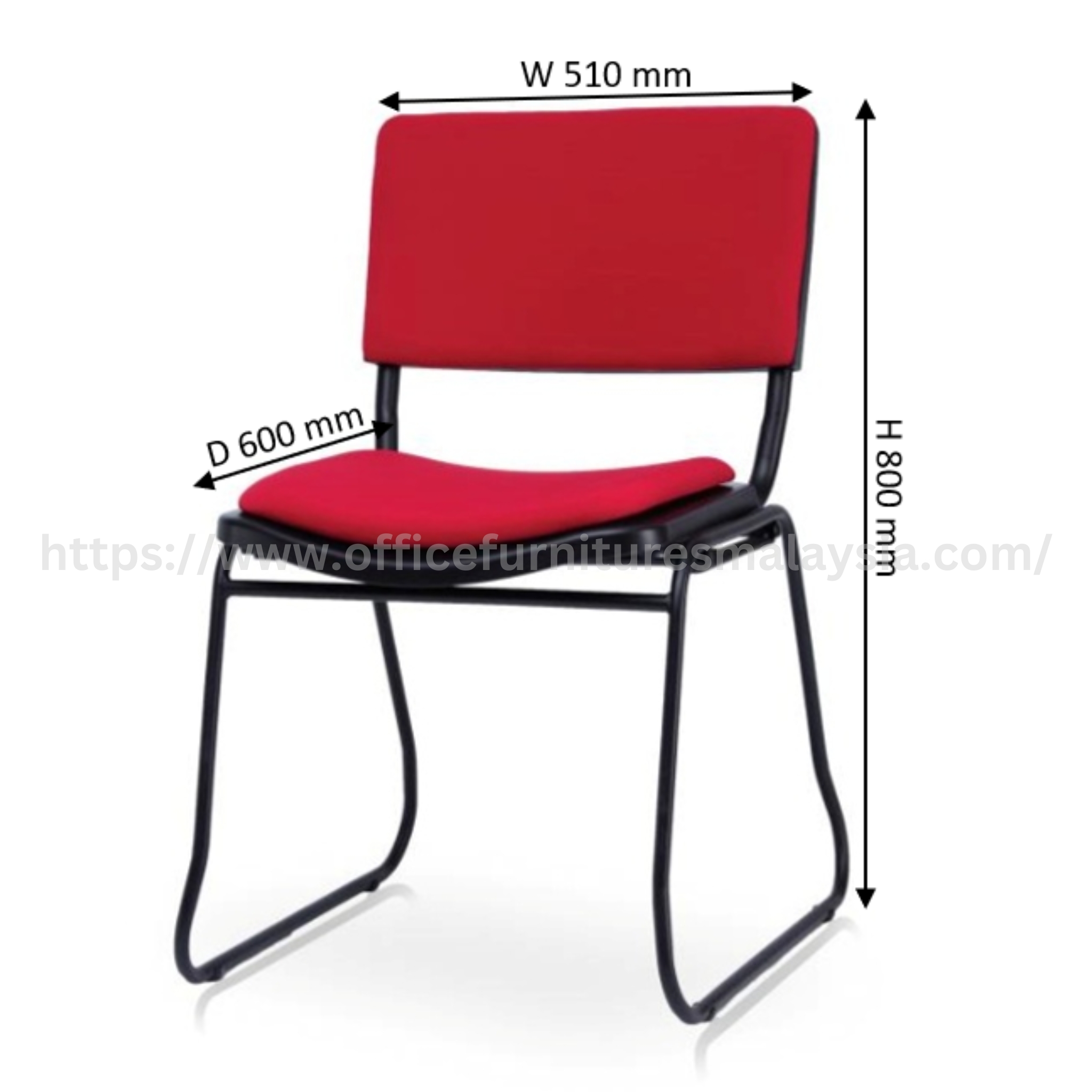 Achieve Cushion Study Chair Type A Putrajaya Cyberjaya Senawang