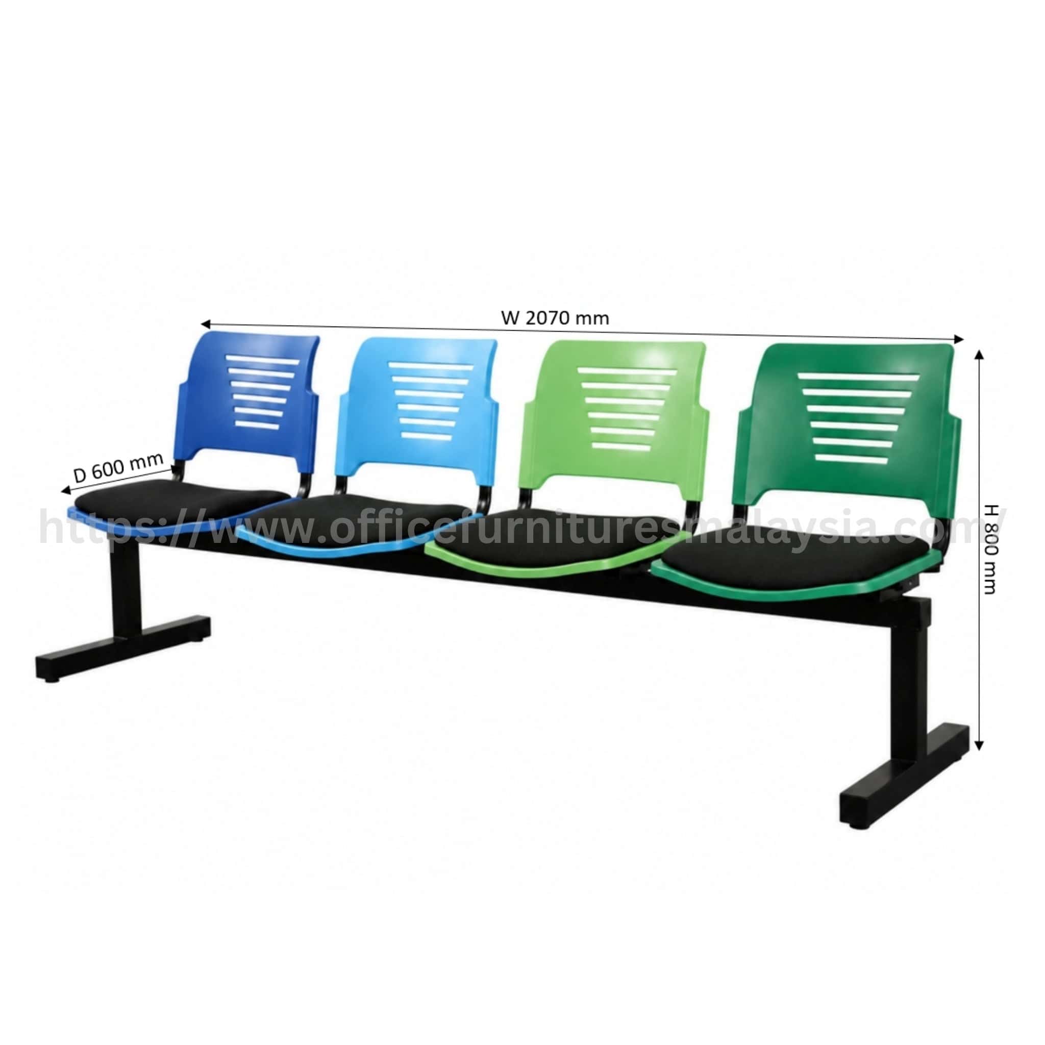 Alto 4 Seater Link Chair with Seat Padded Sungai Buloh Seri Kembangan Selayang