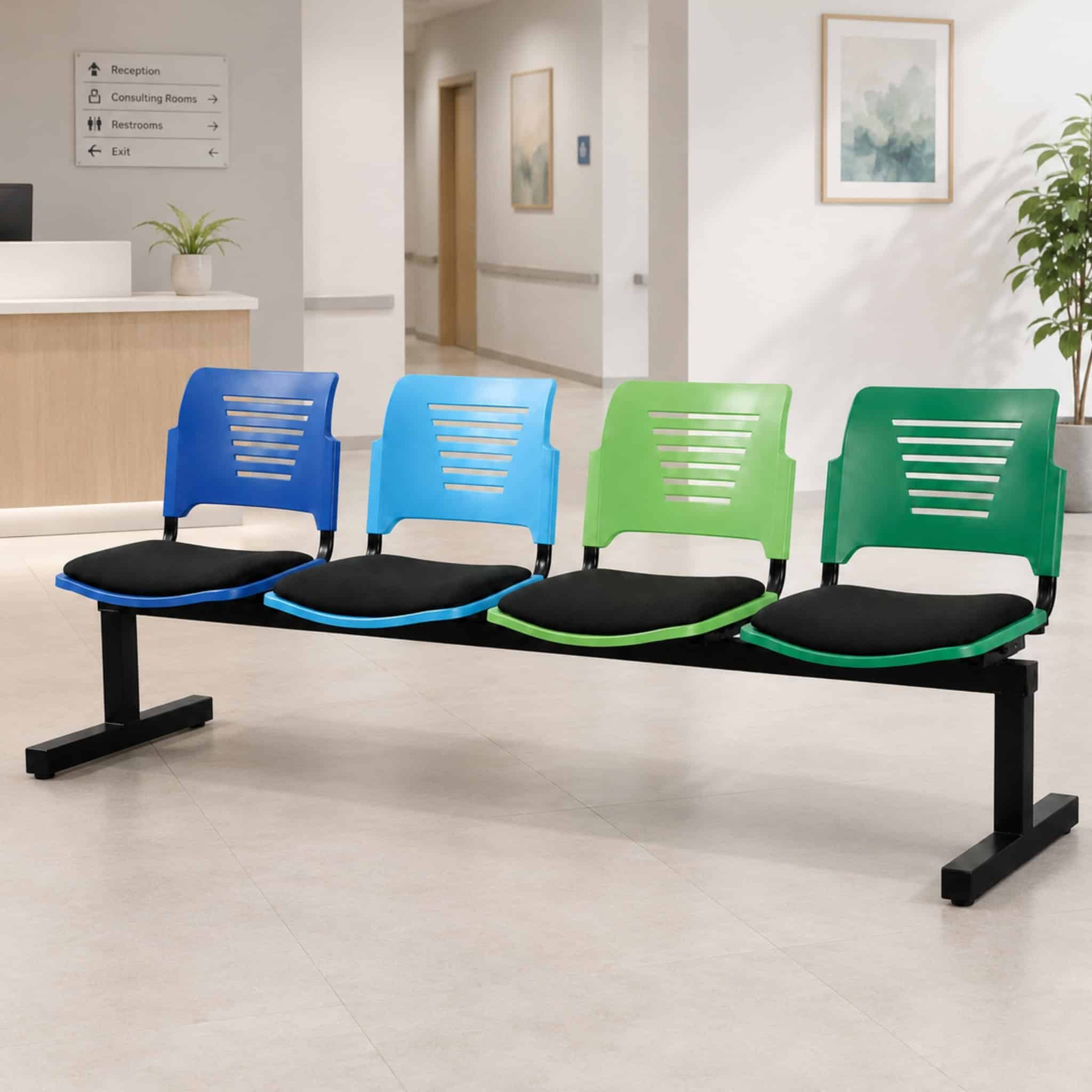 Alto 4 Seater Link Chair with Seat Padded Sungai Buloh Seri Kembangan Serdang