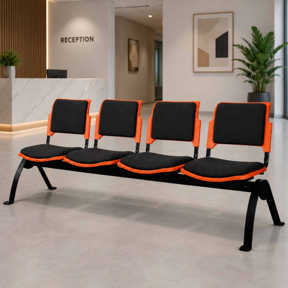 Pavo 4 Seater Link Chair with Backrest & Seat Padded Port Klang Bangi kajang Pavo 4 Seater Link Chair with Backrest & Seat Padded Port Klang Bangi kajang