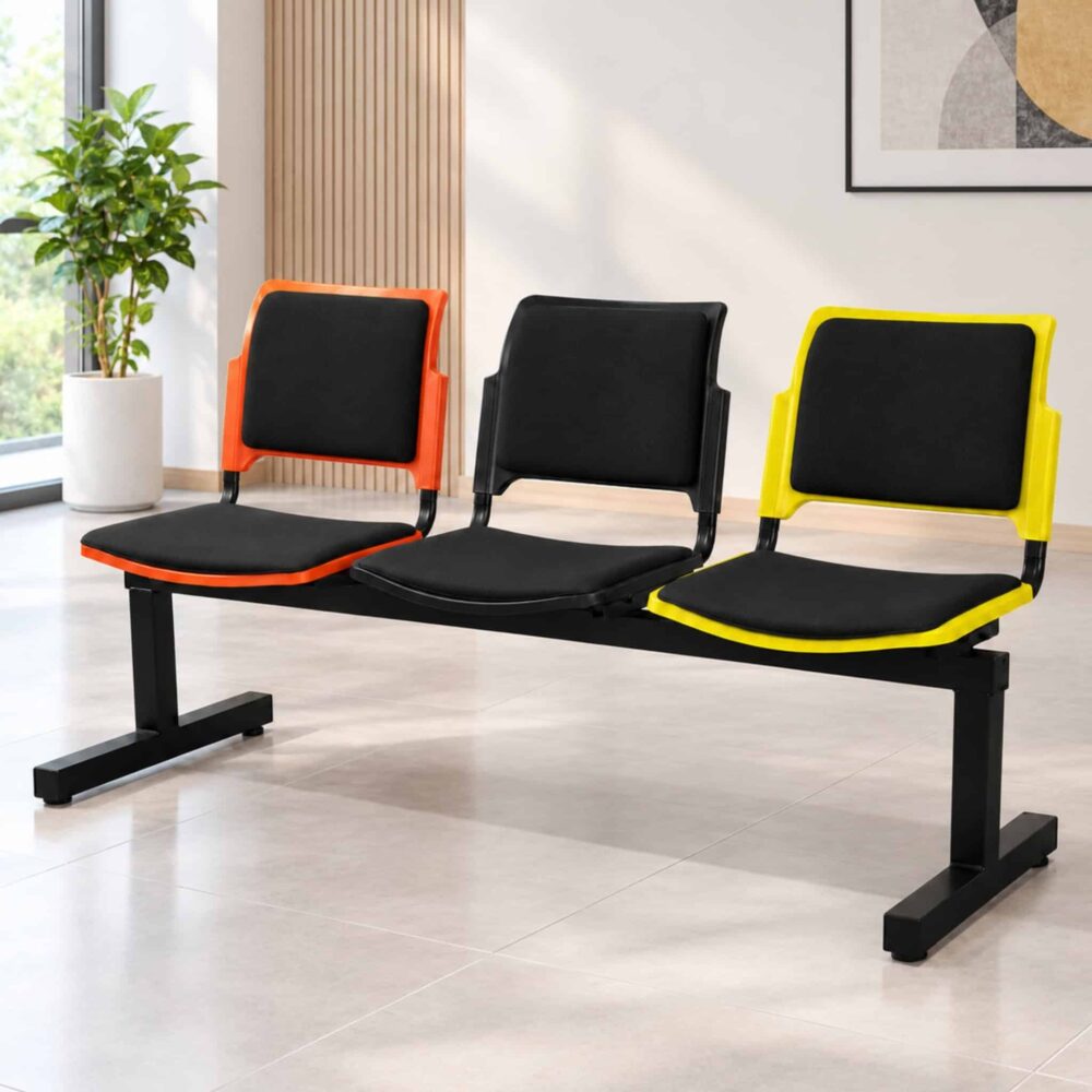 Rivon 3 Seater Link Chair with Backrest & Seat Padded KL Sentral Mid Valley City Seputeh Rivon 3 Seater Link Chair with Backrest & Seat Padded KL Sentral Mid Valley City Seputeh