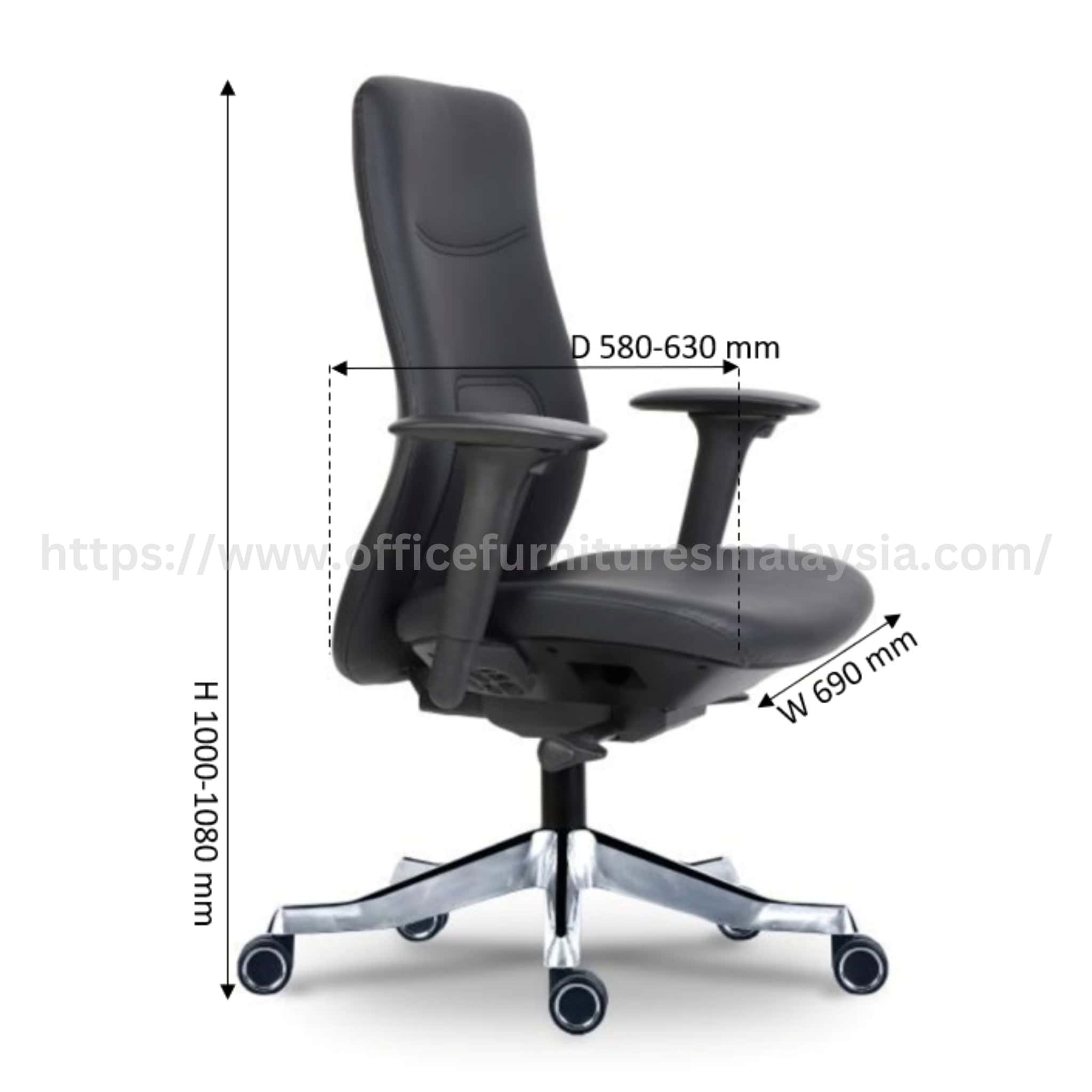 Roni Executive Lowback Chair Klang Selayang Dengkil