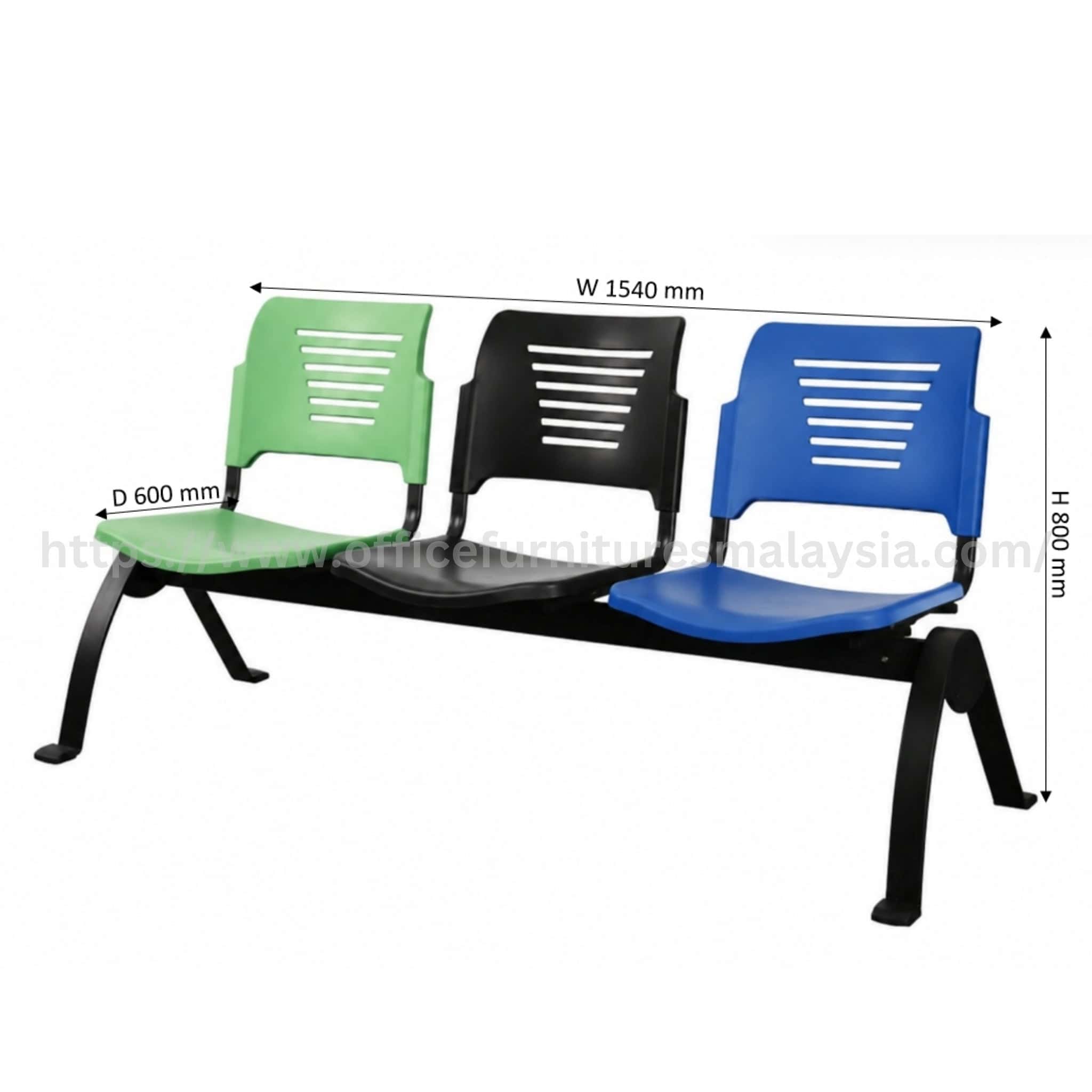 Seno 3 Seater Link Chair Balakong Kajang Bangi