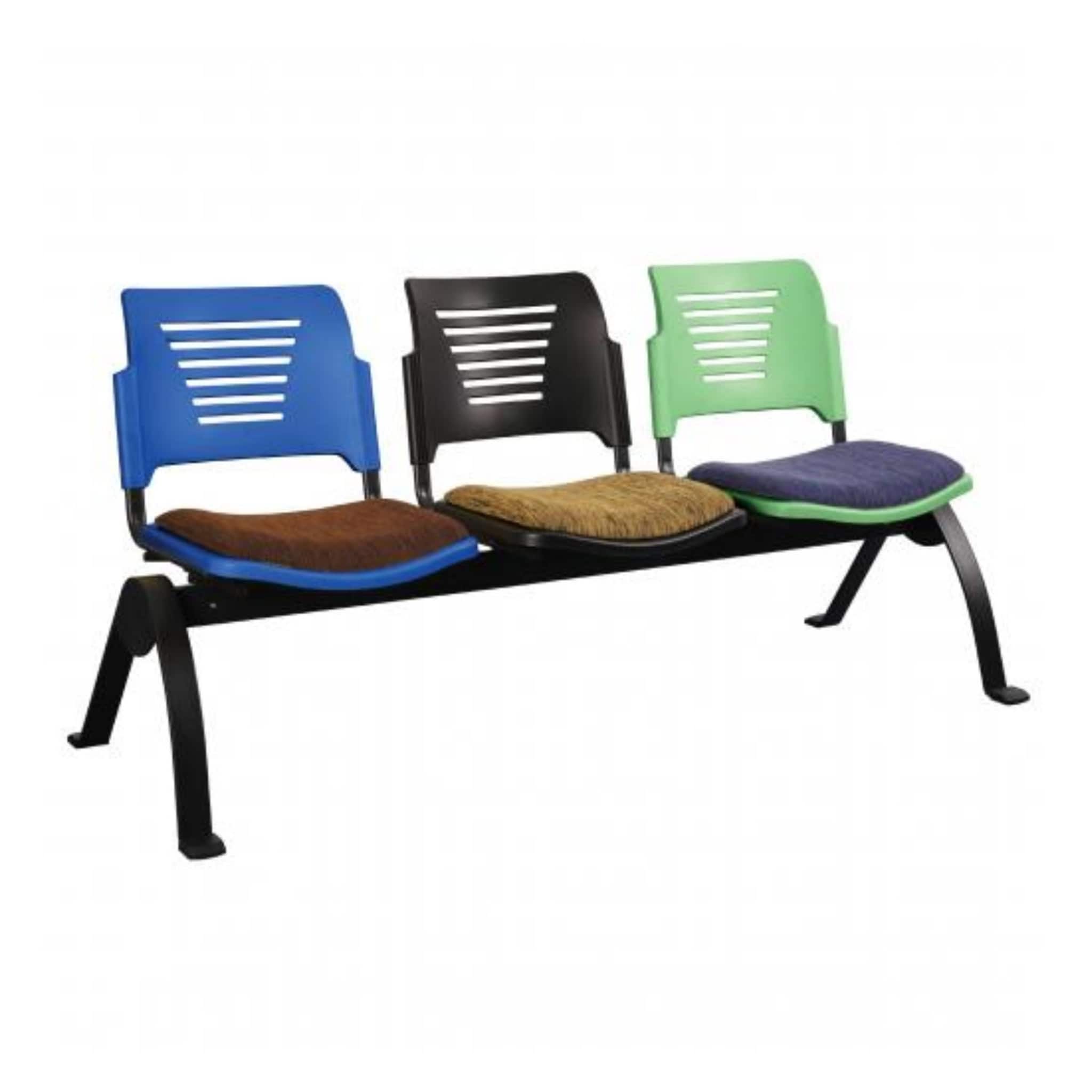 Seno 3 Seater Link Chair with Seat Padded Klang Meru Kapar