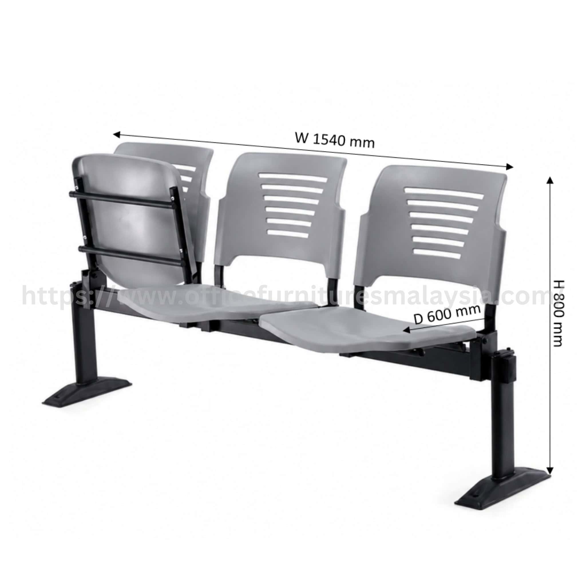 Tivano 3 Seater Link Chair Serdang Meru Selayang