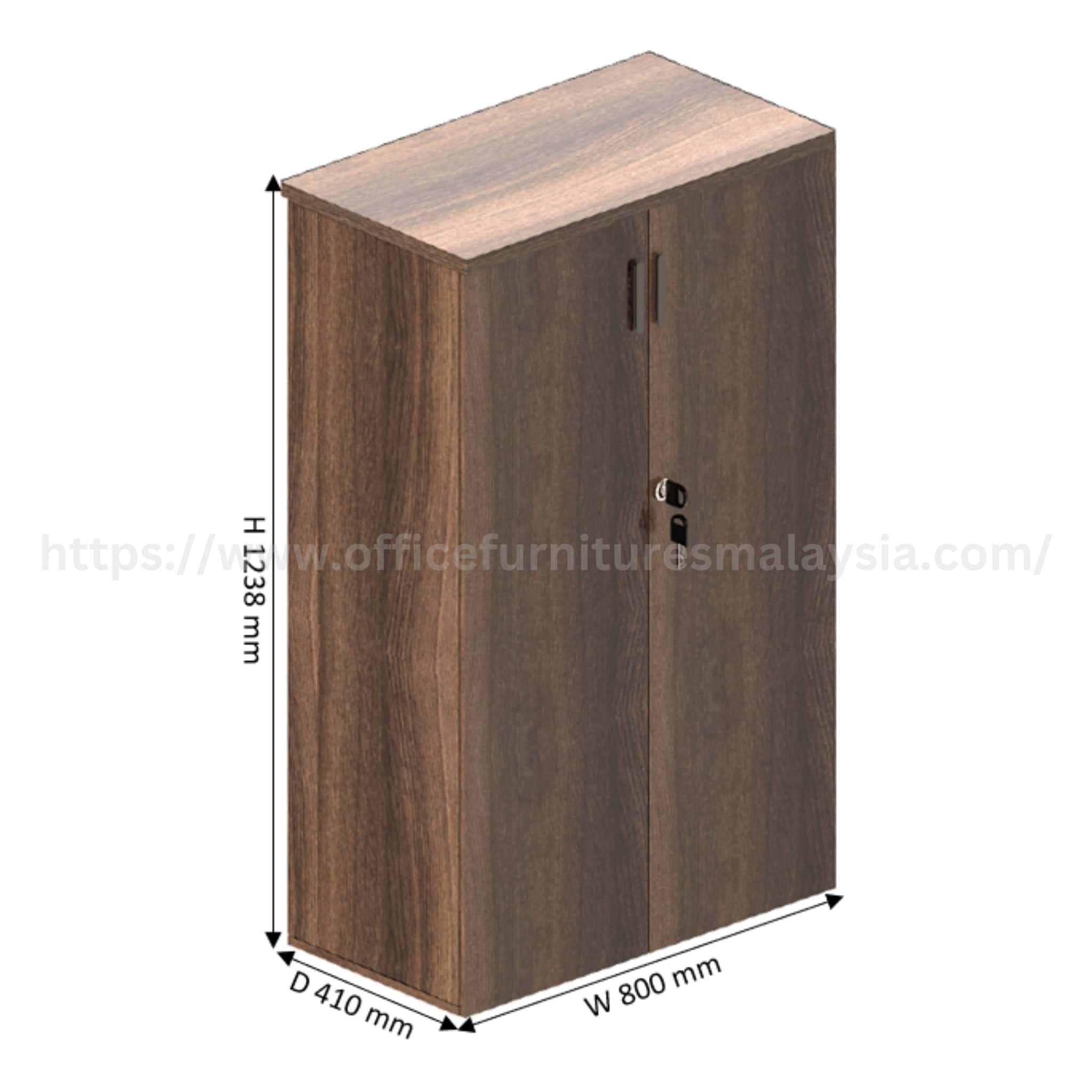 2.7ft Wesley 3 Tier Medium Swinging Door Cabinet Klang Bangi Bukit Tinggi