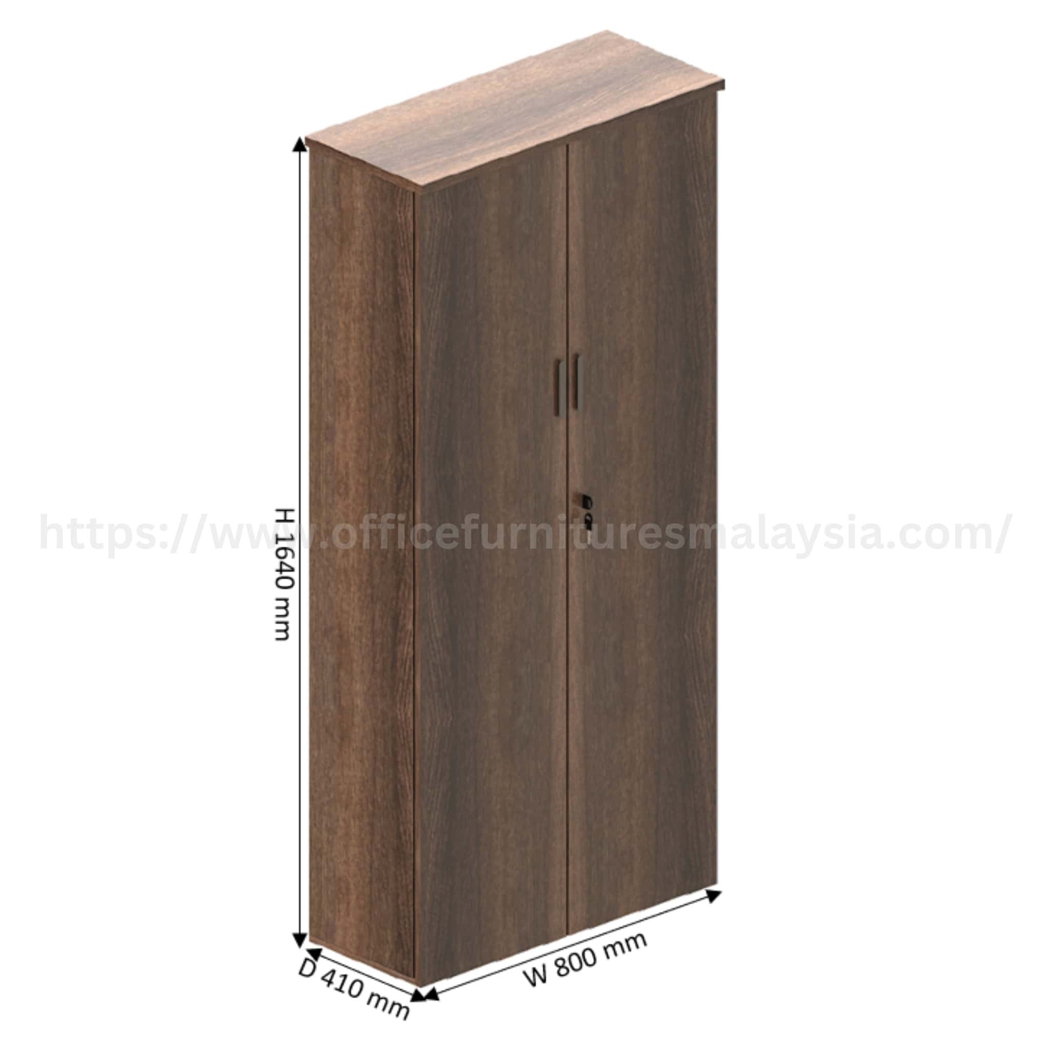 2.7ft Wesley 4 Tier Medium Swinging Door Cabinet Kajang Meru Putrajaya