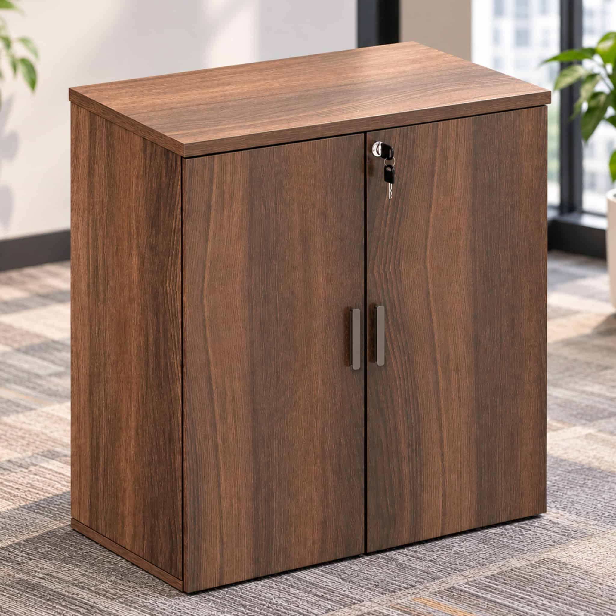2.7ft Wesley Low Office Swinging Door Cabinet Banting Kajang Klang